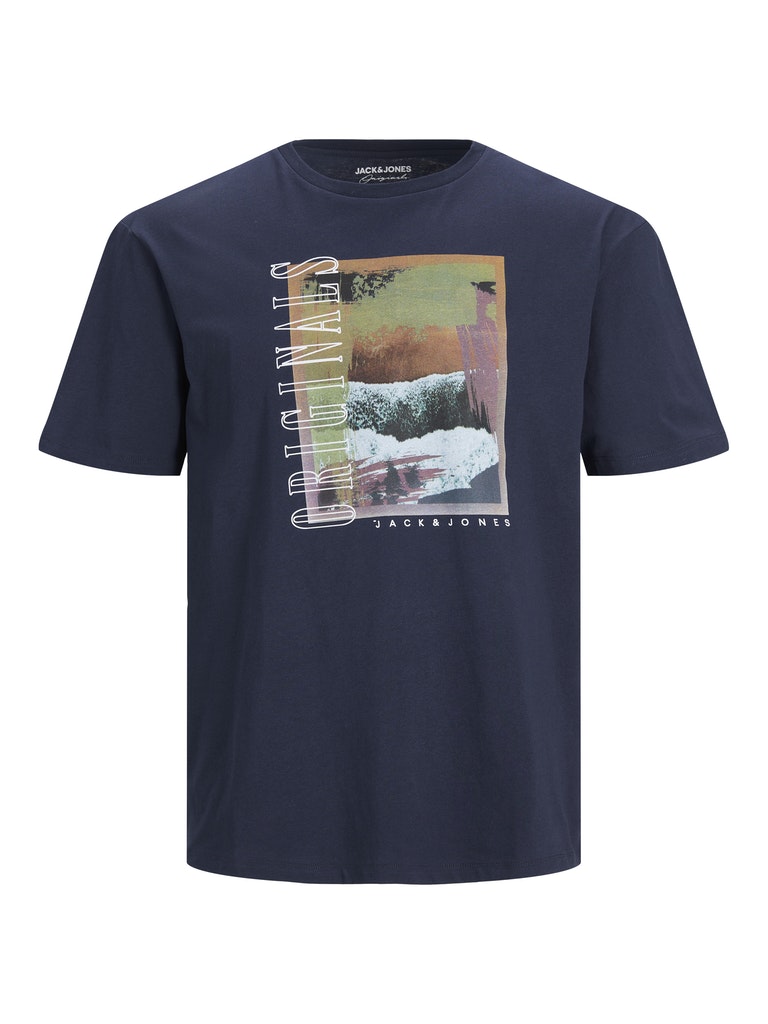 JORCOLLAGE PHOTO TEE SS CREW NECK