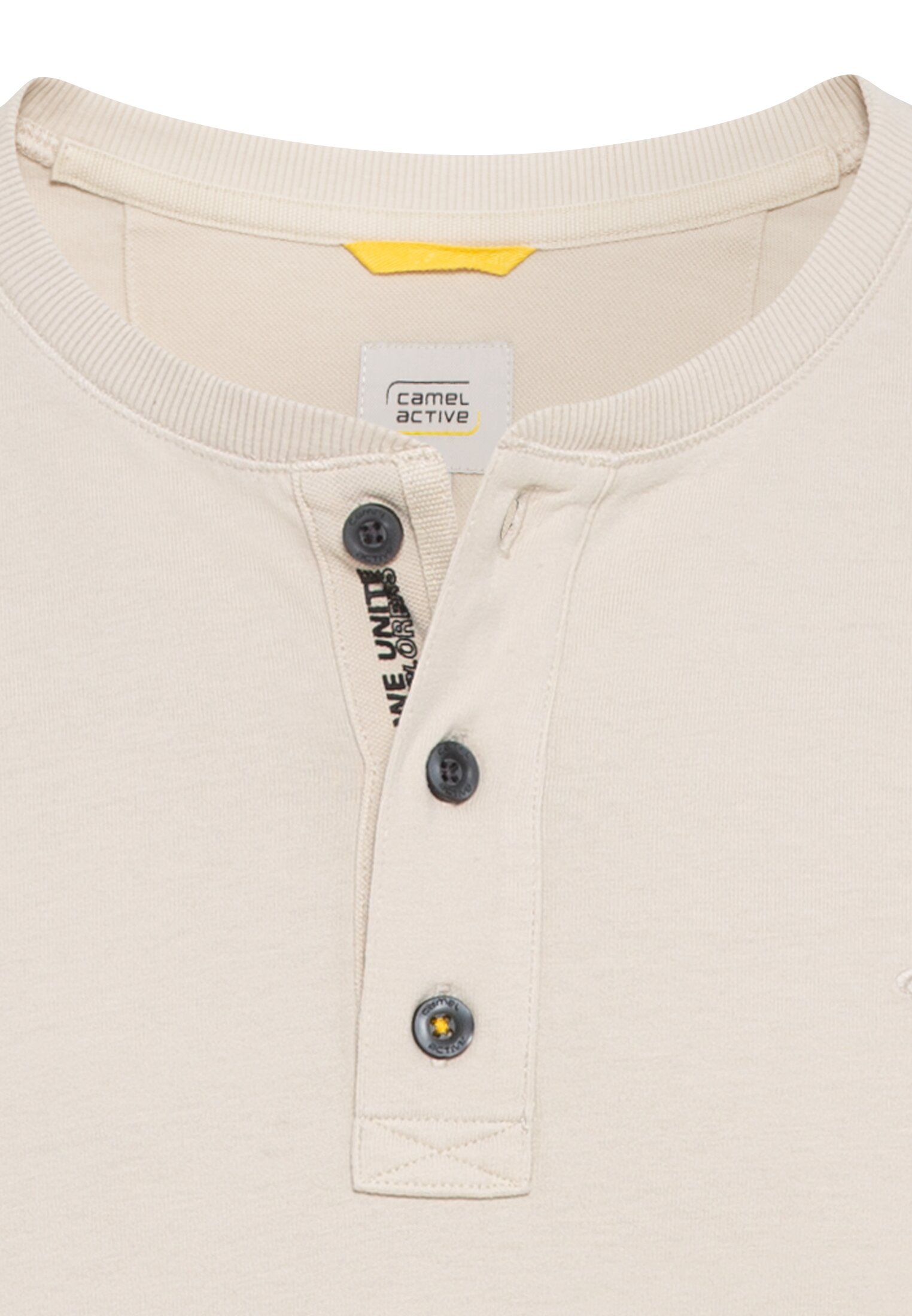 Henleyshirt mit langen Ärmeln