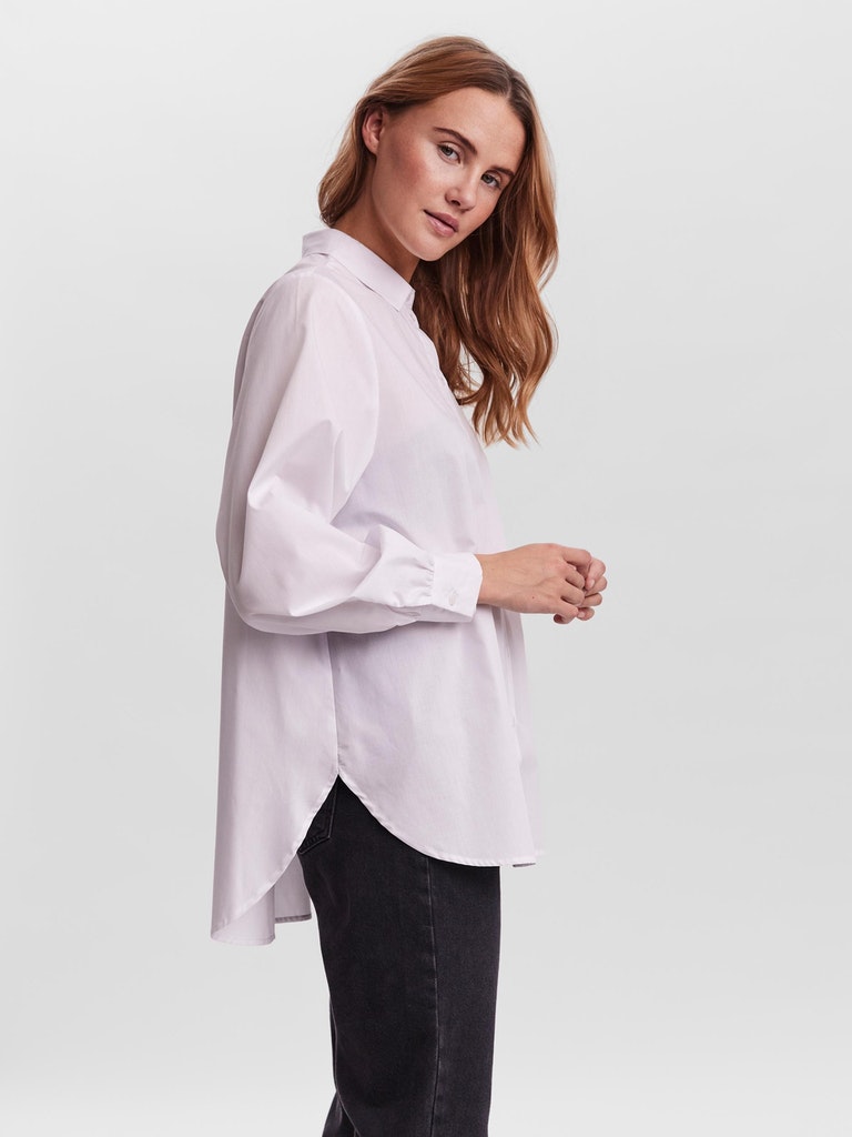 VMELLA L/S BASIC SHIRT NOOS
