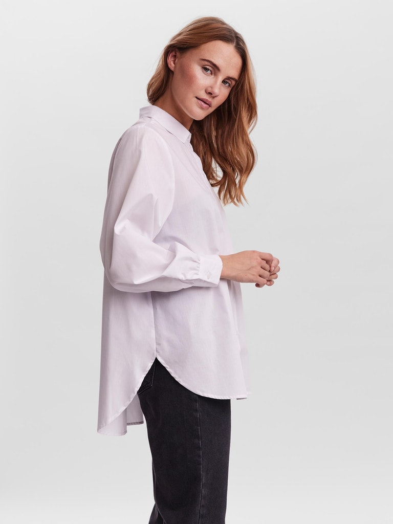 VMELLA L/S BASIC SHIRT NOOS