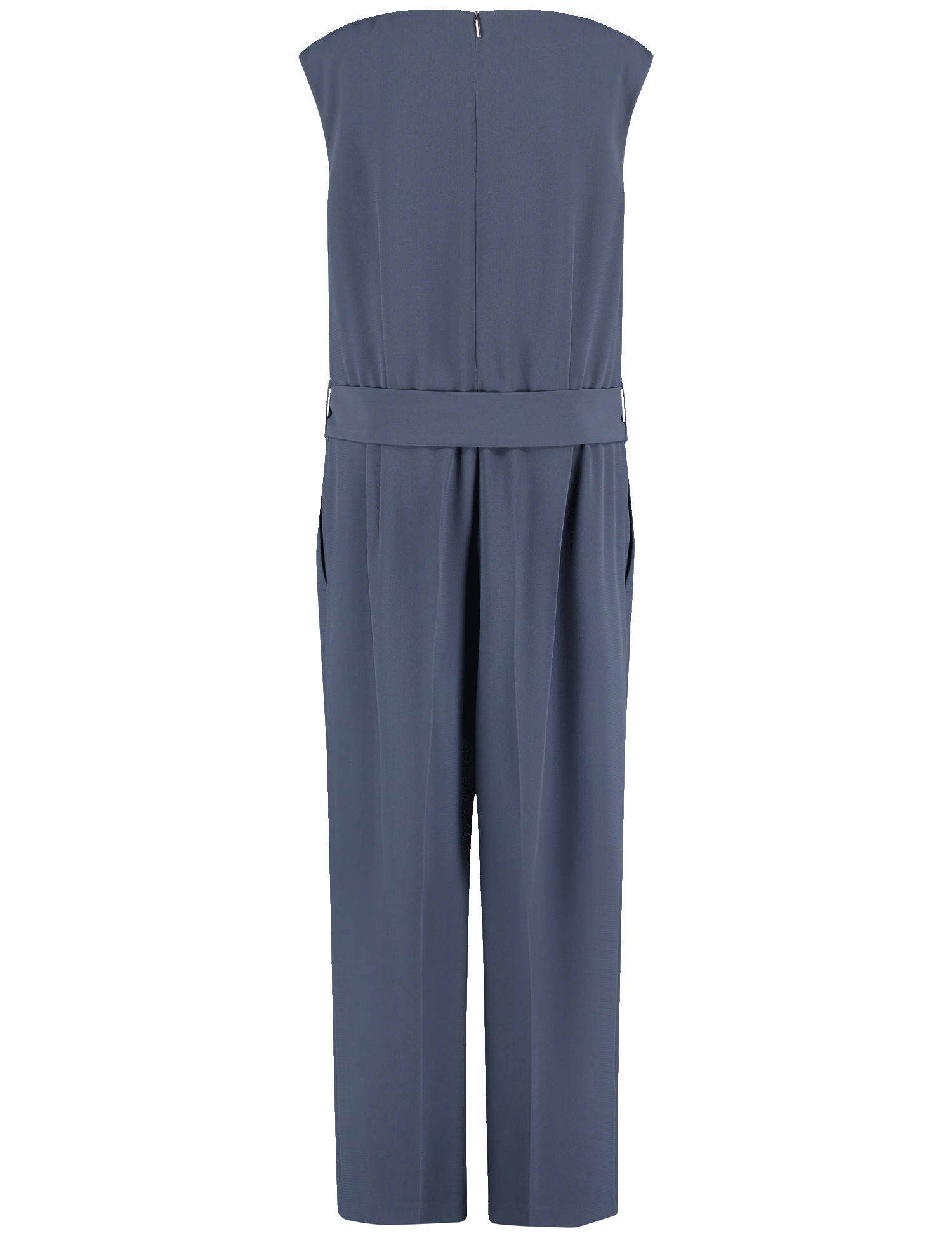 Fließender Jumpsuit mit Bindegürtel