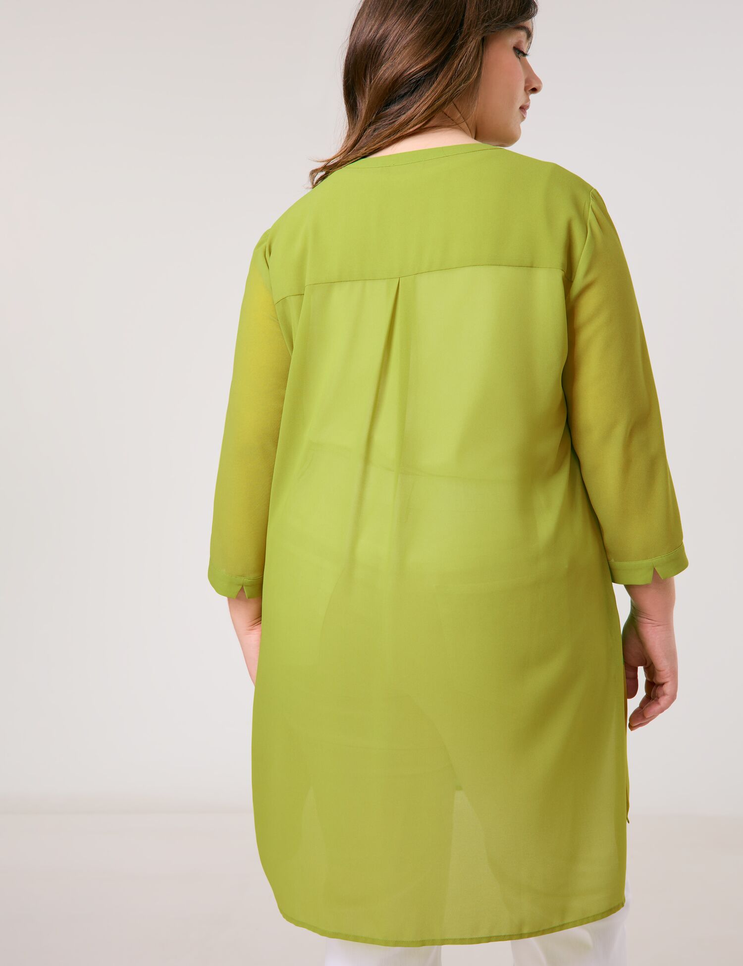 Longbluse mit 3/4 Arm