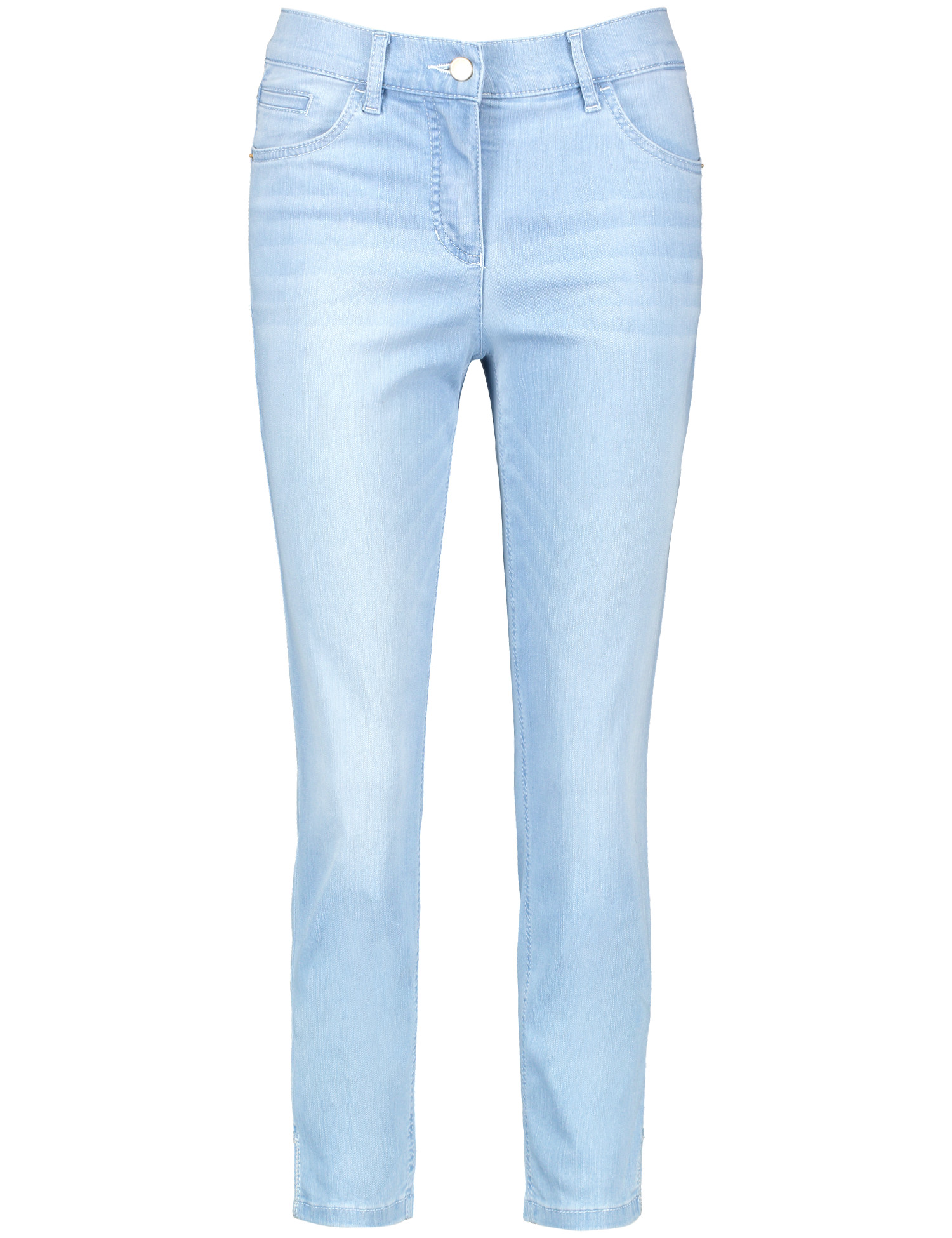 5 Pocket Jeans BEST4ME CROPPED mit Saumschlitzen
