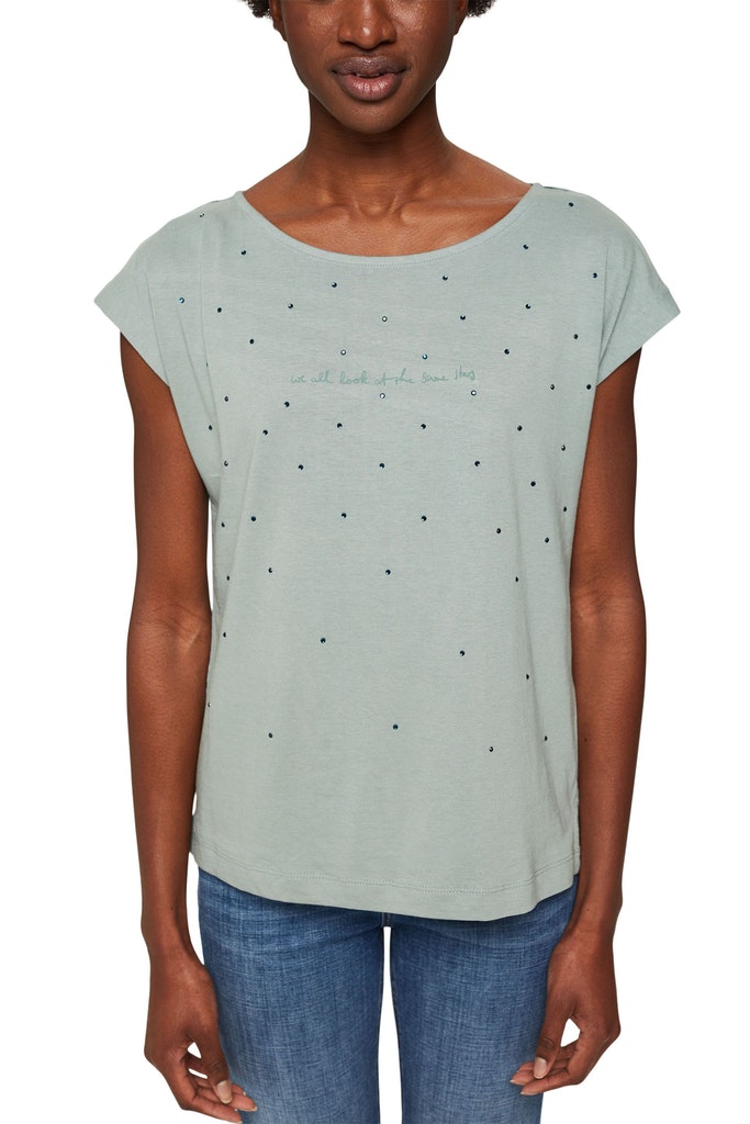 Statement-Shirt aus Bio-Baumwoll-Mix