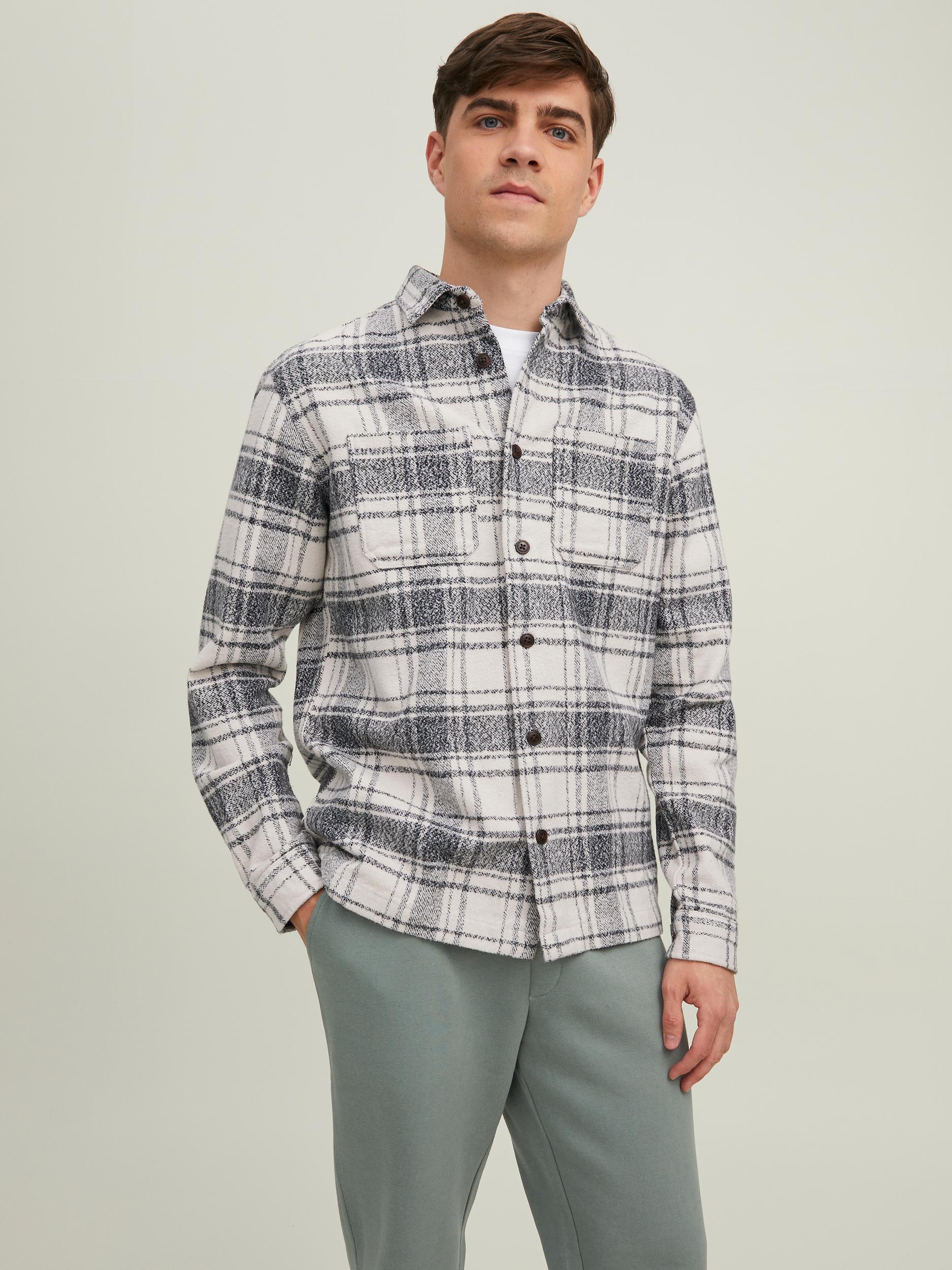 JJELOGAN CHECK OVERSHIRT L/S SN