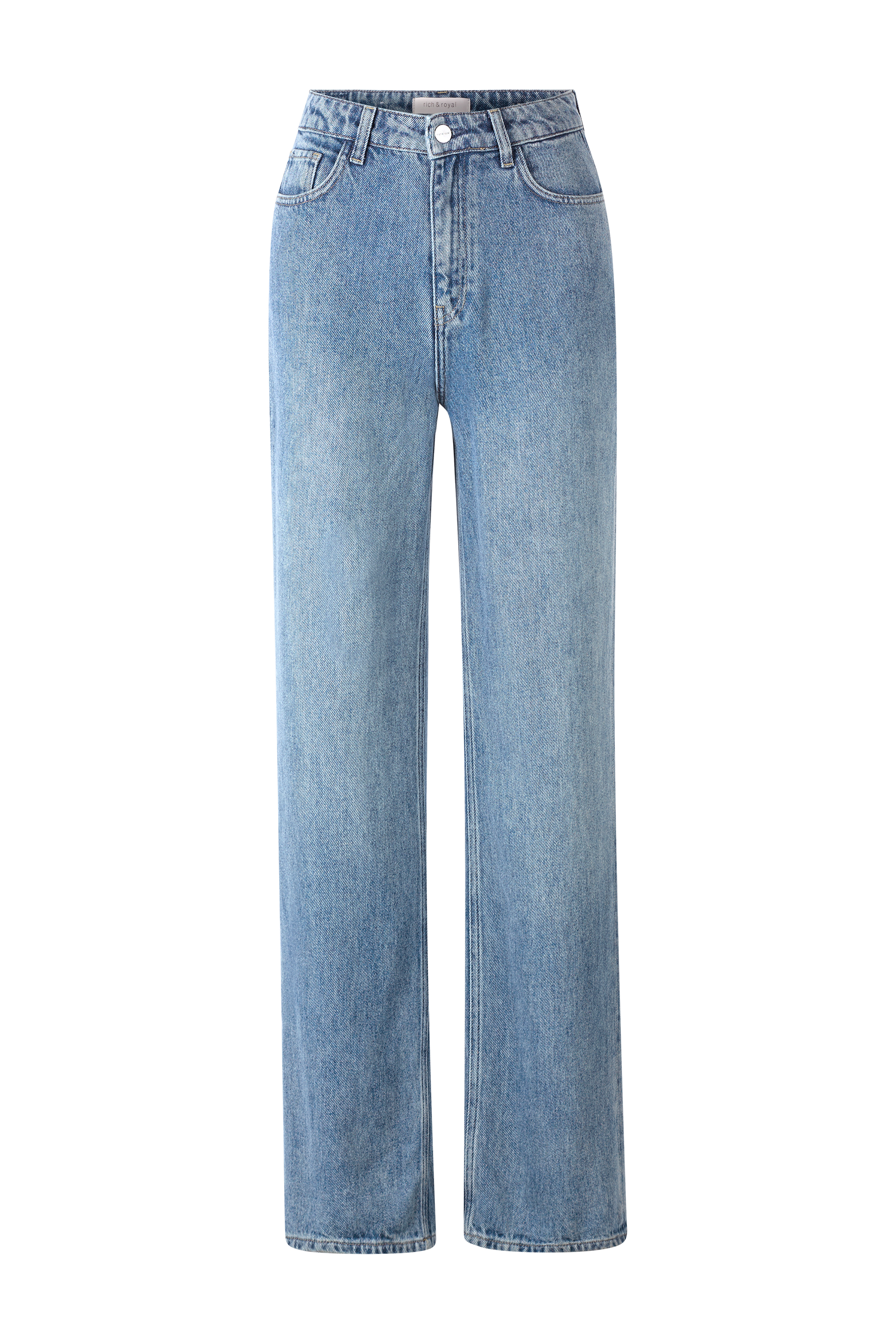Wide Leg Blue Lyocell Denim