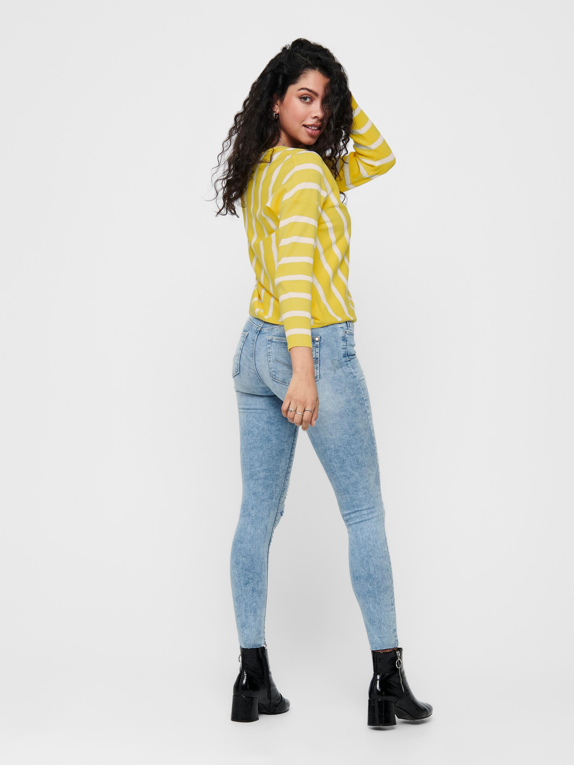 ONLAYA 7/8 V-NECK PULLOVER KNT NOOS