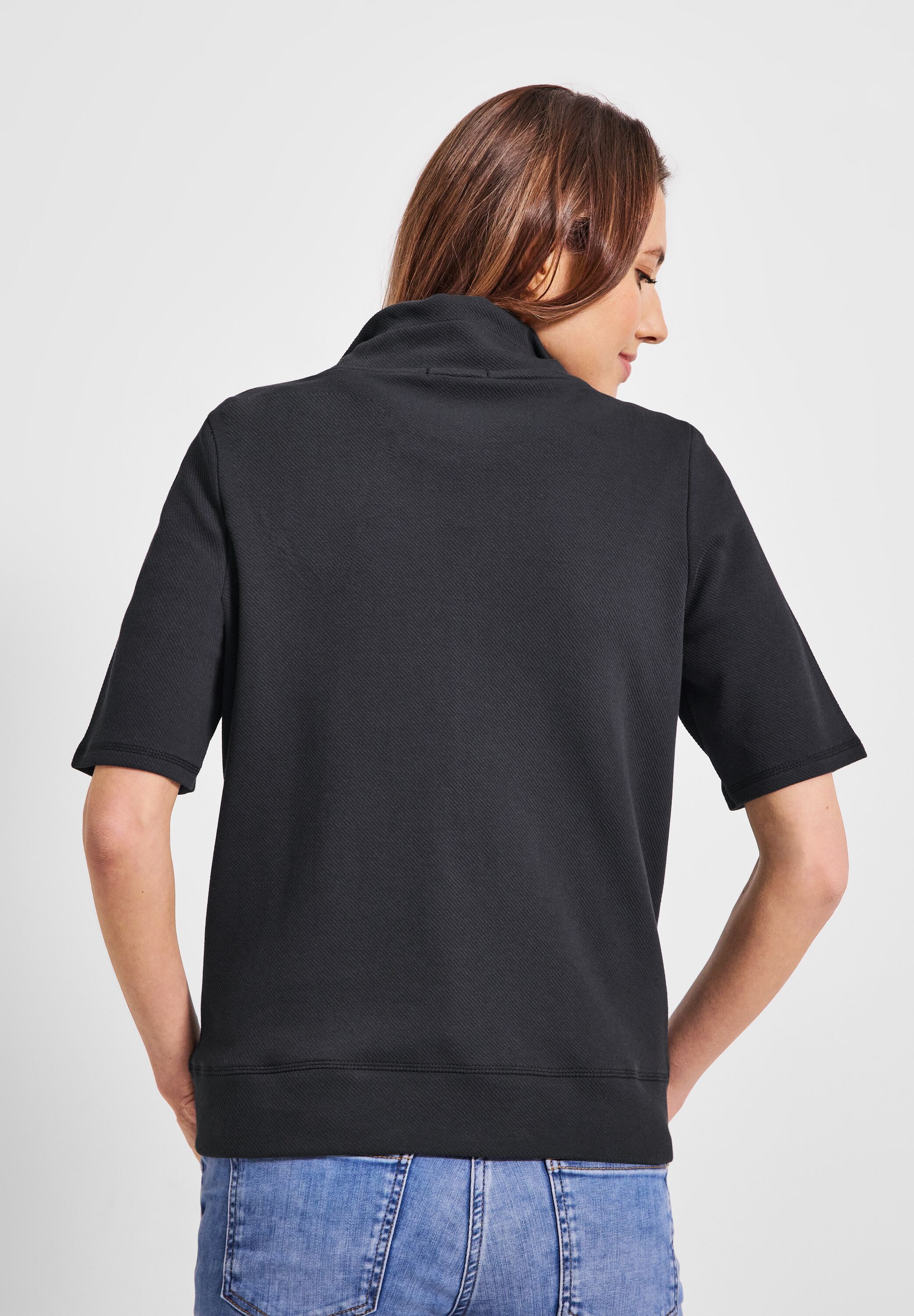 Kurzarm Sweatjacke