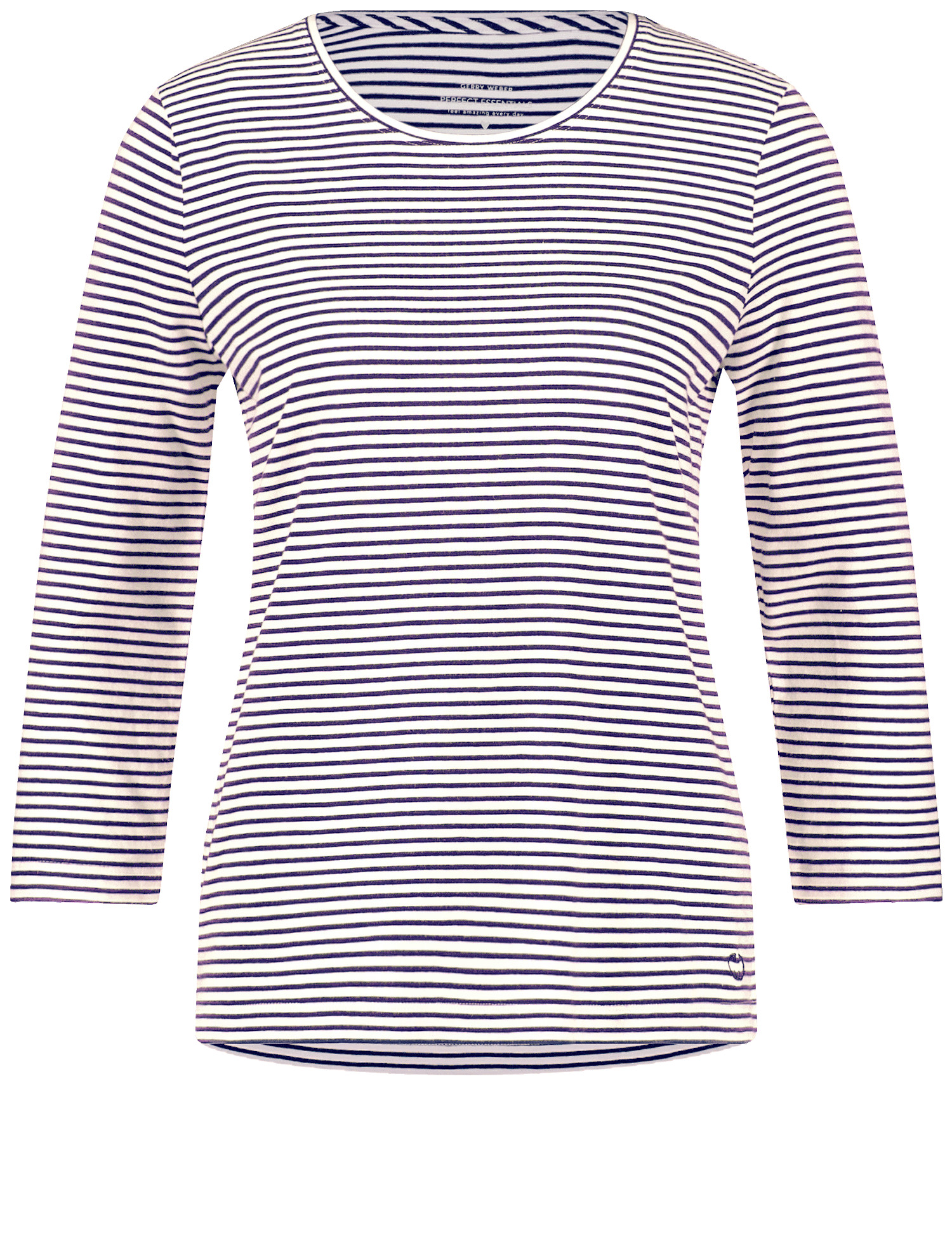 Geringeltes 3/4 Arm Shirt