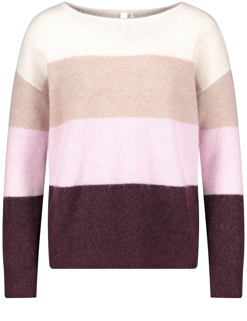 Pullover mit Blockstreifen