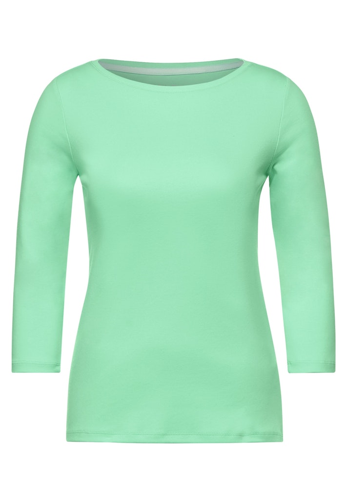 Basic Shirt in Unifarbe