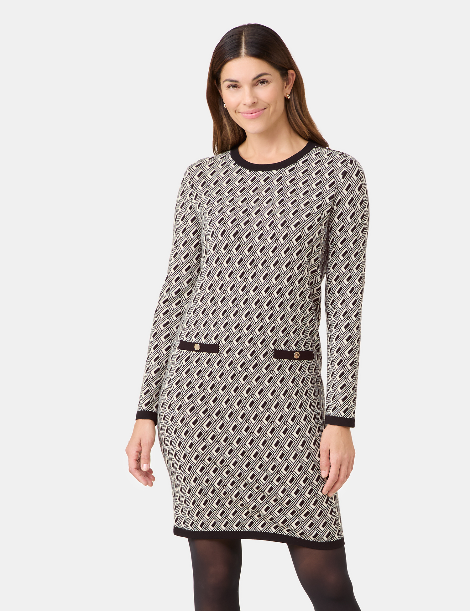 Elegantes Strickkleid