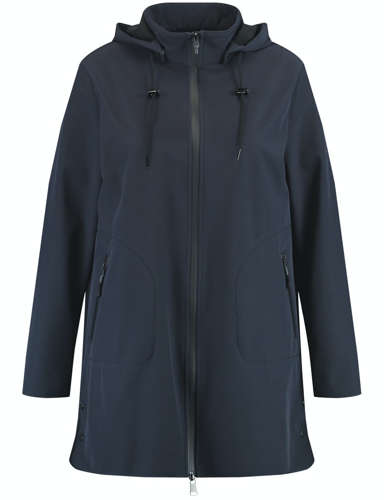 Wind- und wasserabweisende Softshelljacke