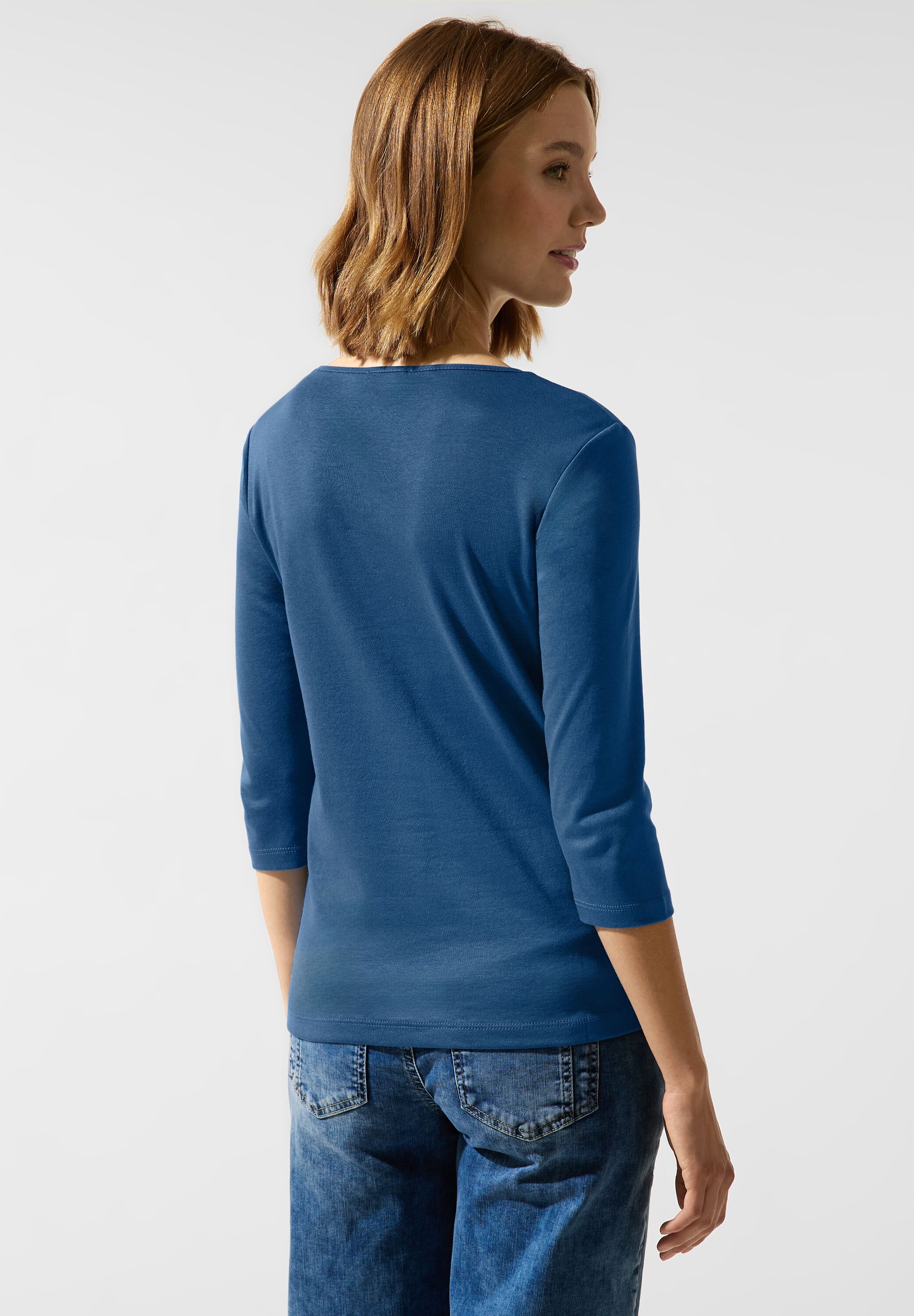 Shirt in Unifarbe