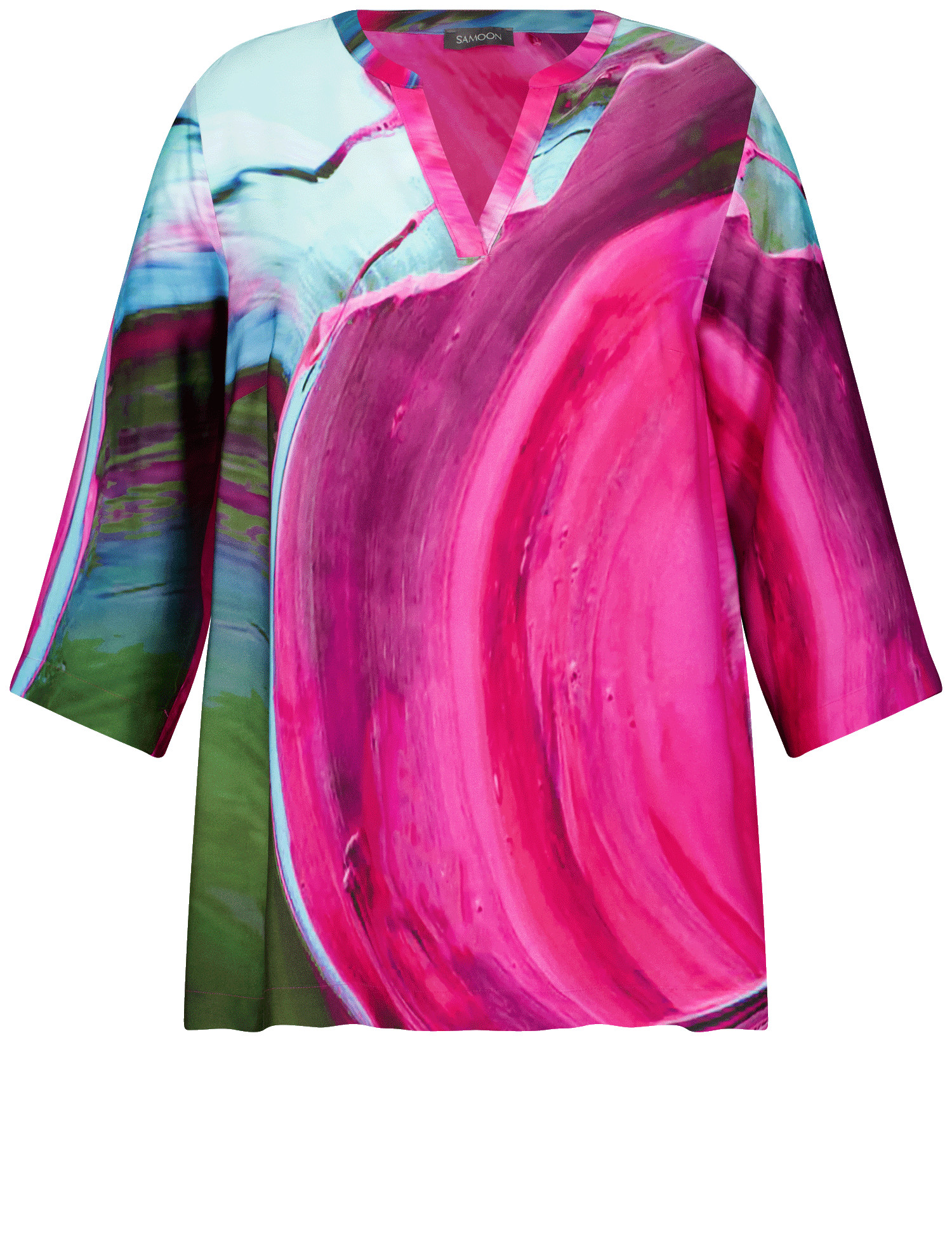 Statement-Tunika mit atemberaubenden Print