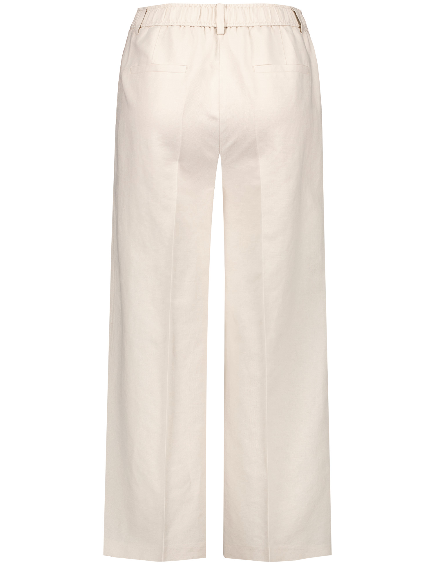 Elegante Twillhose mit Leinenanteil