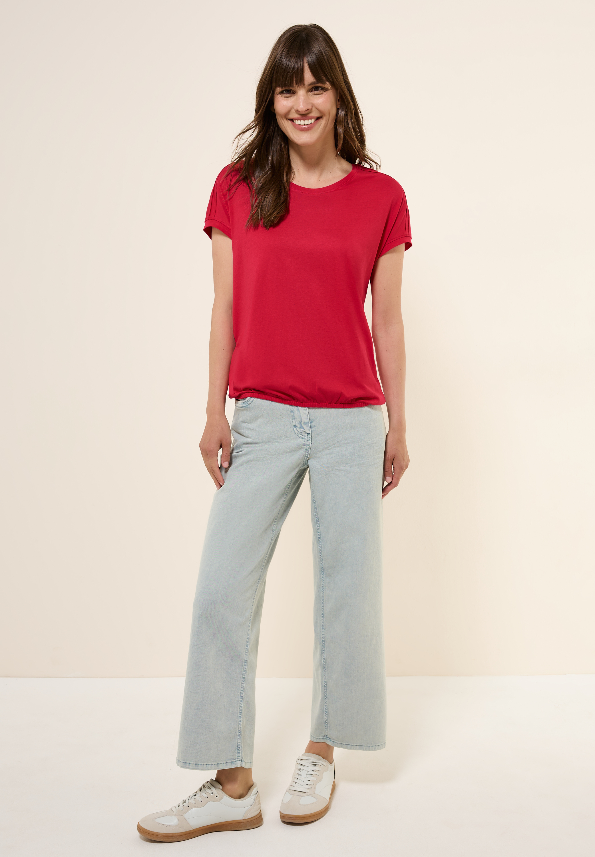 Shirt in Unifarbe