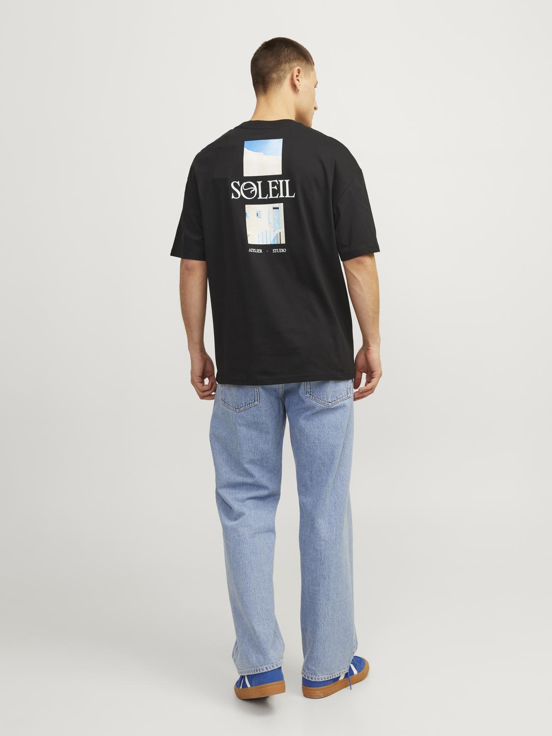 JORNOTO TYPE PHOTO TEE SS CREW NECK LN