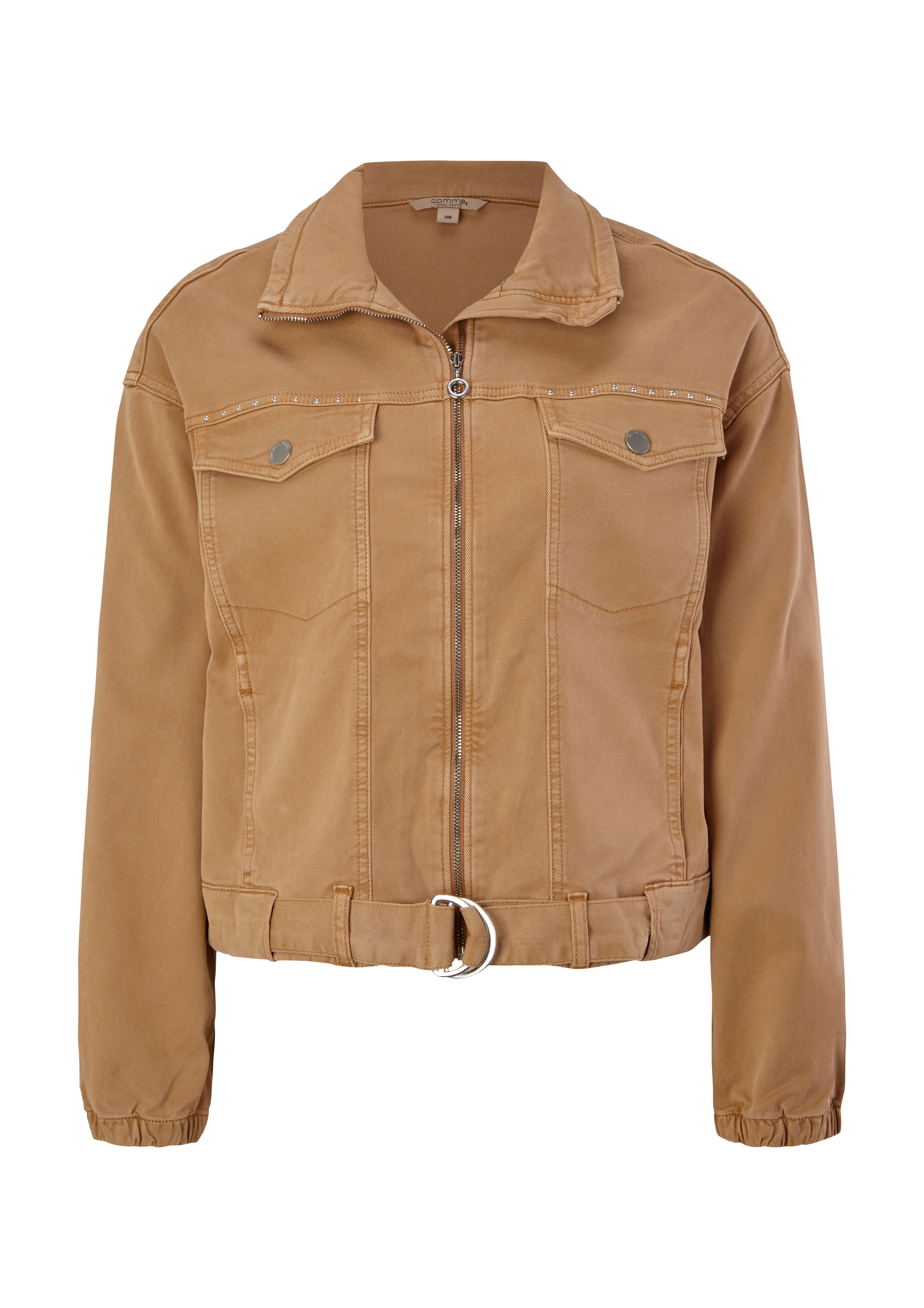 Twill Jacke braun 42 4063625726065