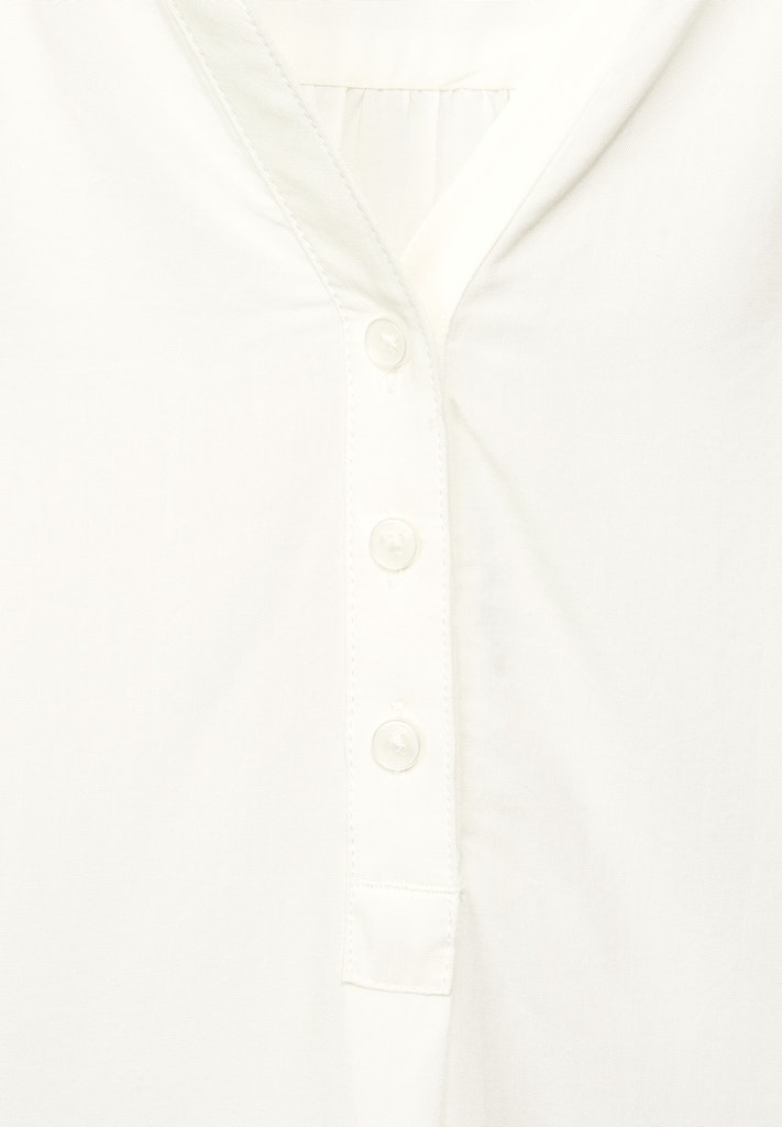 Bluse mit Gummizug im Saum