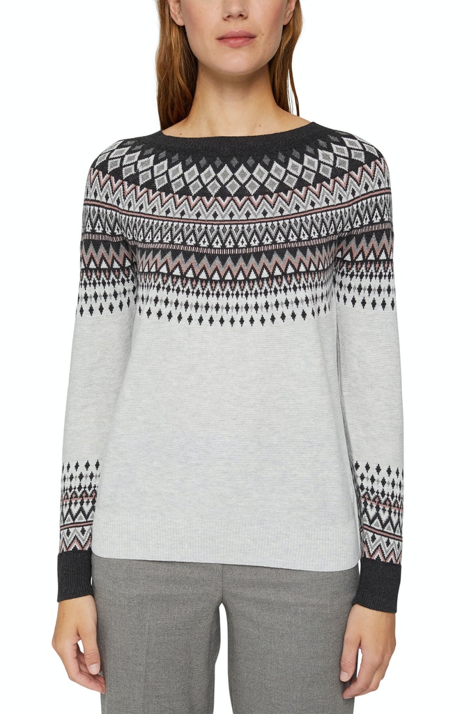 Norweger-Pullover aus Bio-Baumwoll-Mix