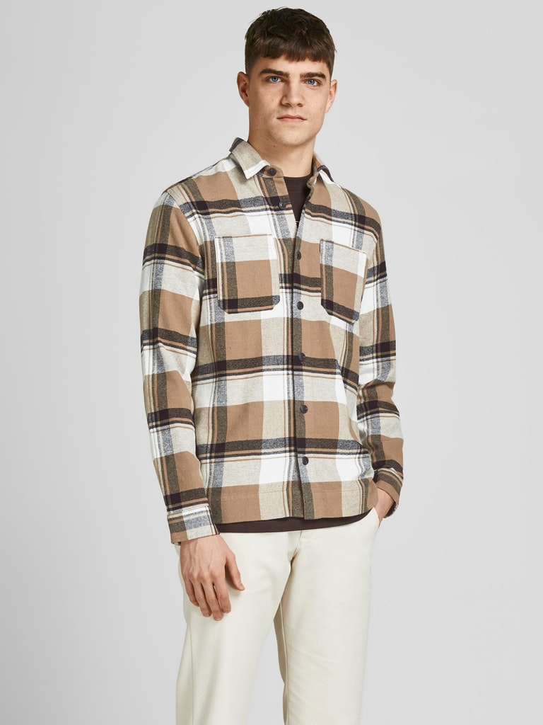 JPRBLALOGAN FLANNEL OVERSHIRT L/S SN