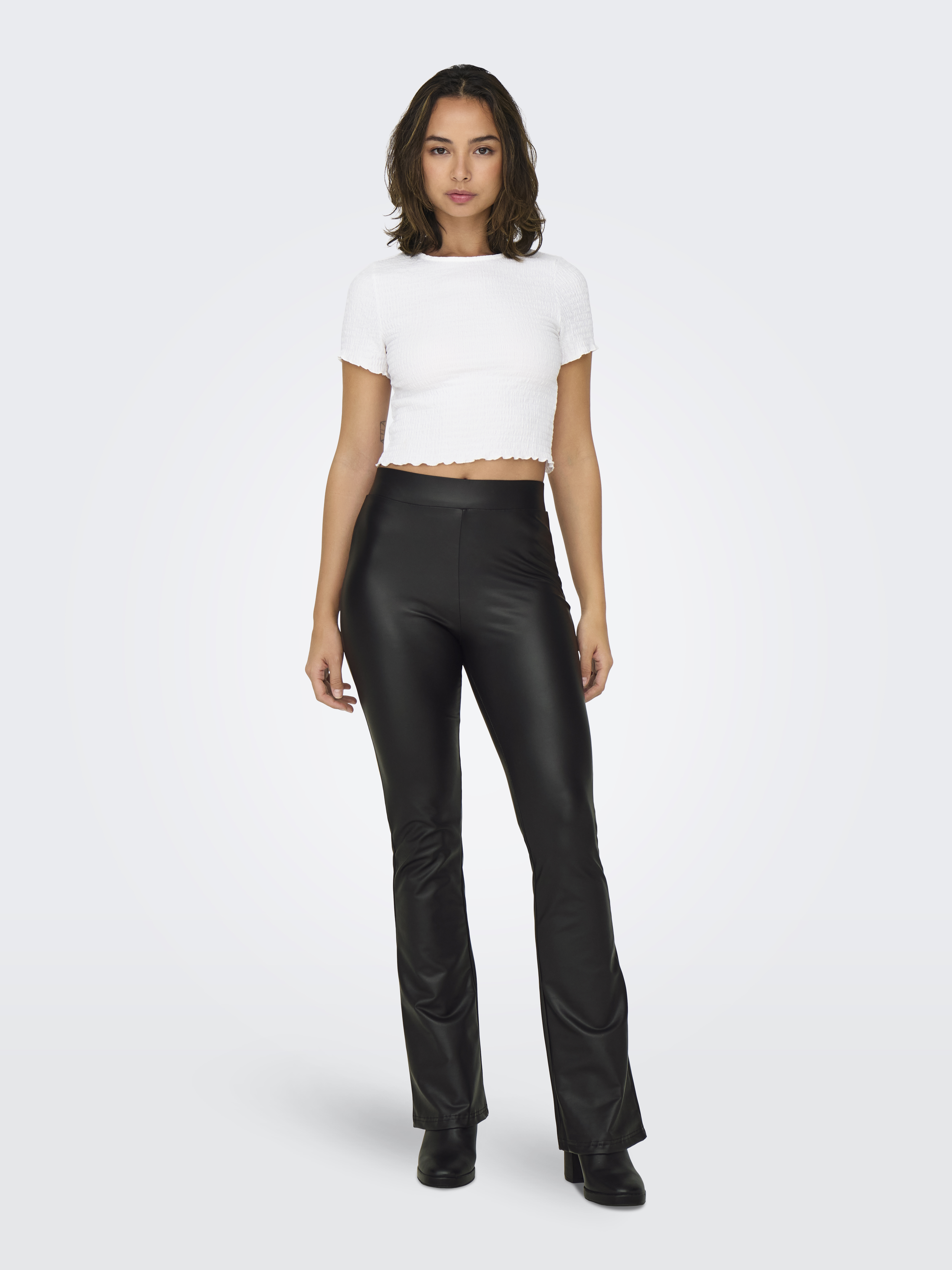 ONLCOOL COATED FLARED PANT JRS