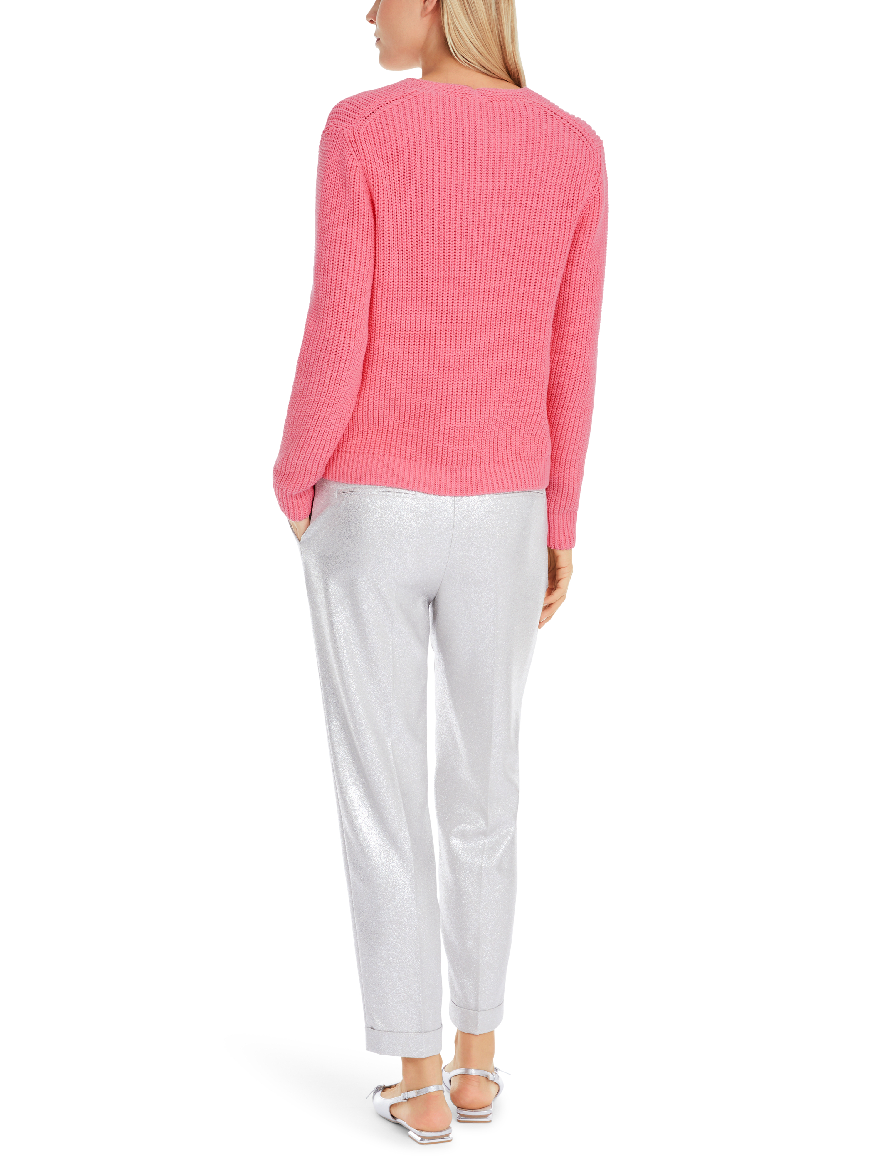 Sweater mit V-Neck Knitted in Germany
