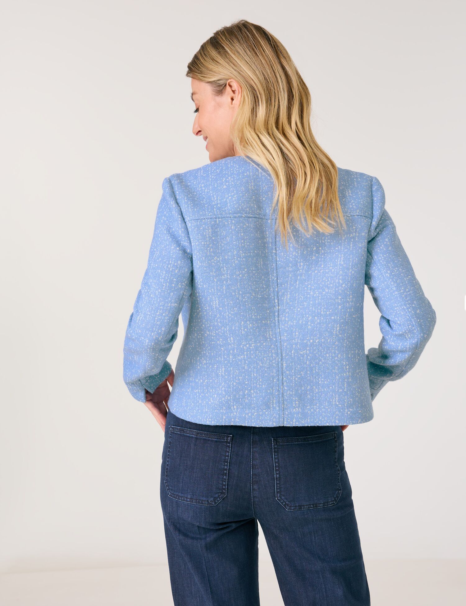 Blazerjacke aus Tweed