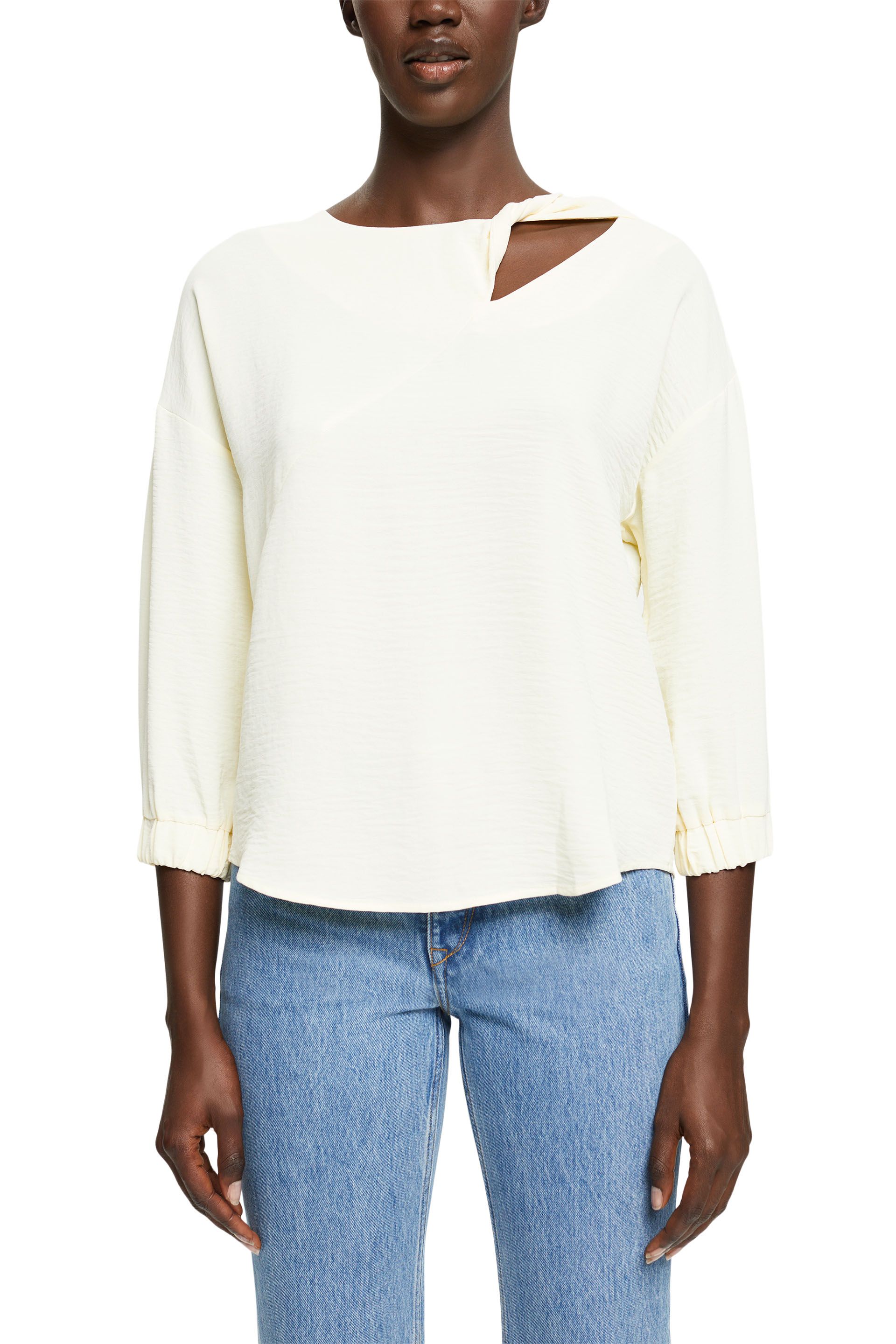 Women Blouses woven 3/4 sleeve