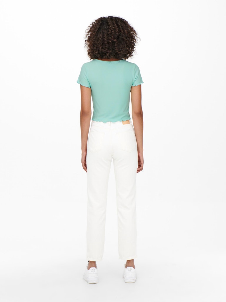 ONLKIKA S/S V-NECK TOP JRS