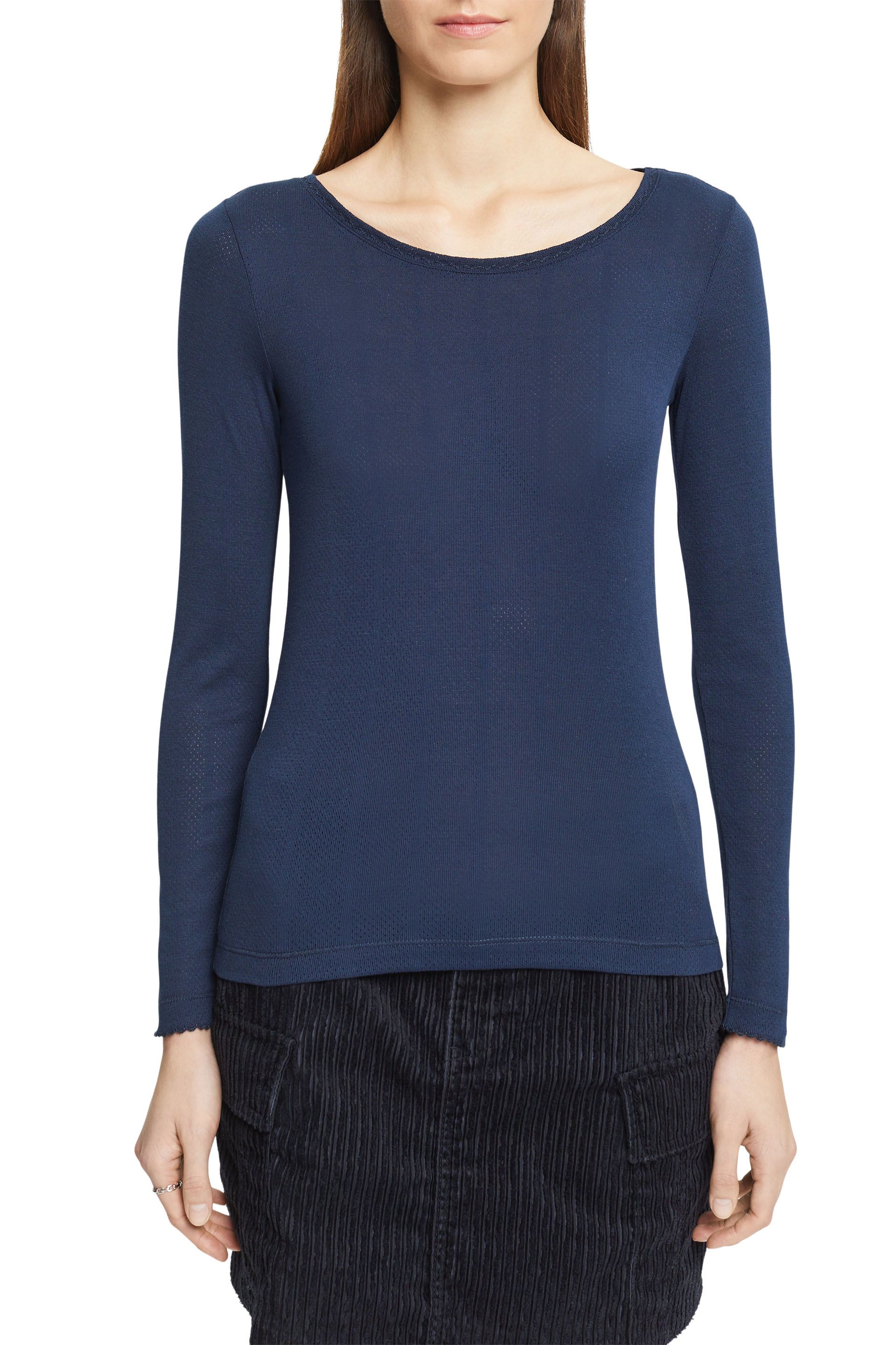 Pointelle-Longsleeve