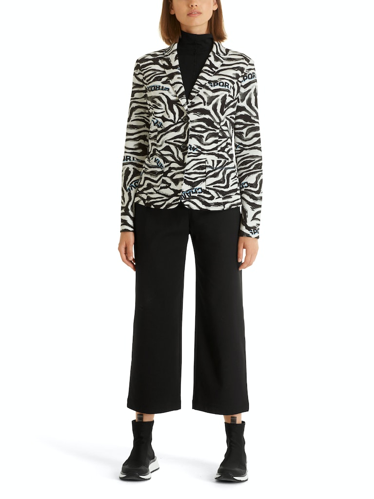 Blazer mit Zebramuster
