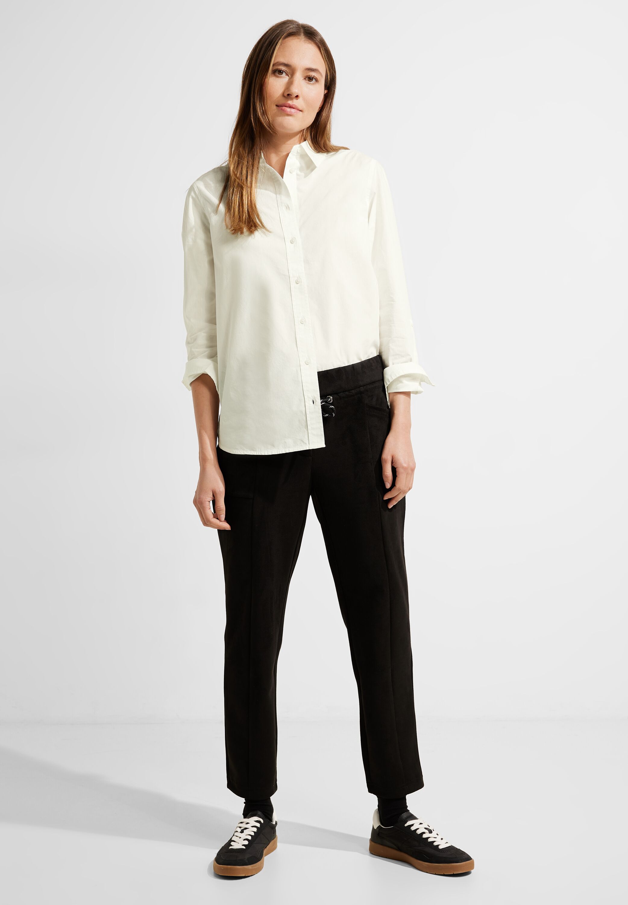 Lange Bluse aus Baumwolle
