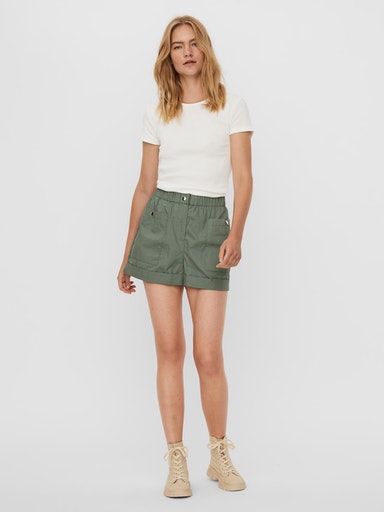 VMLENA CAP SLEEVE RIB TOP JRS GA