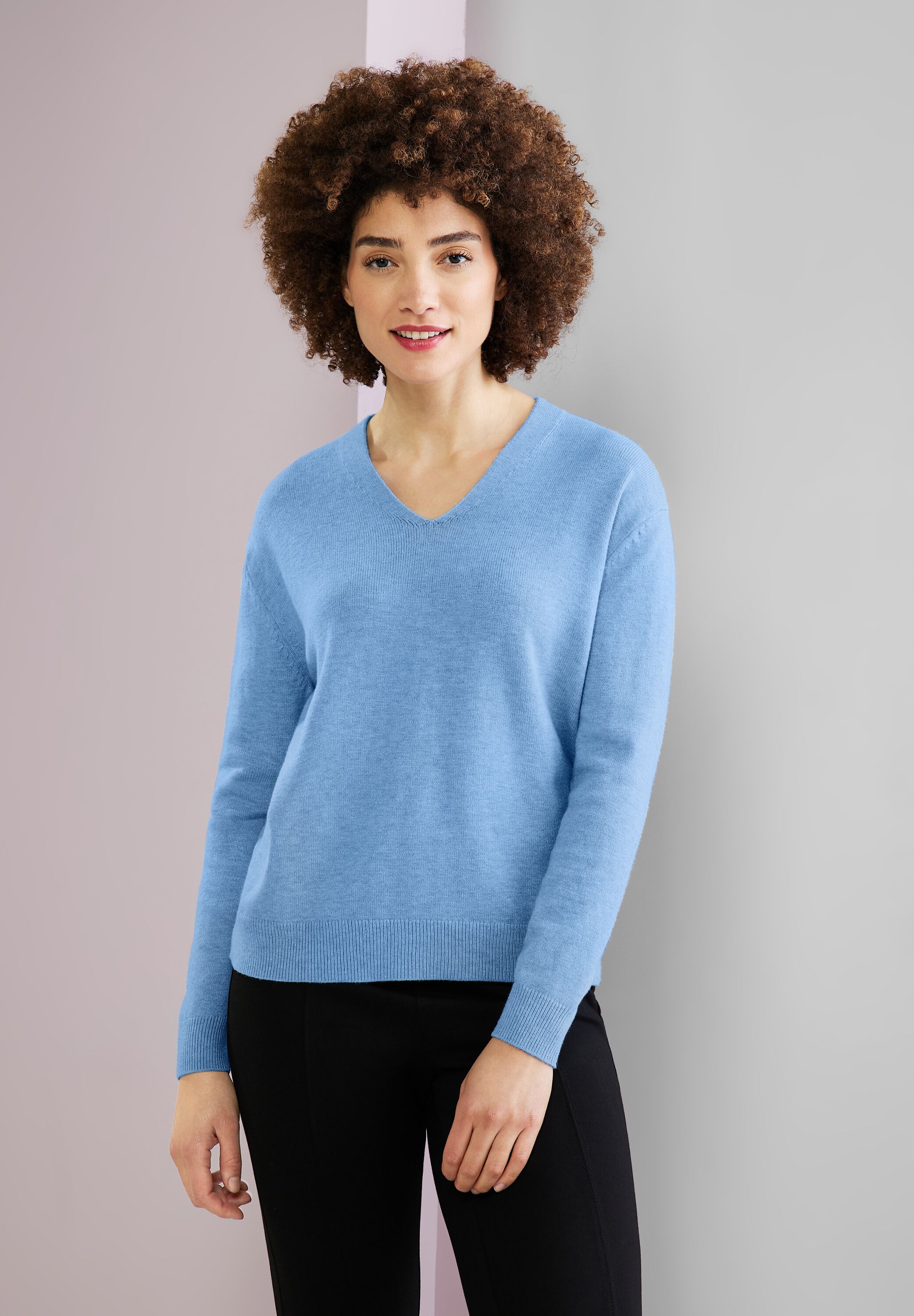 Pullover mit V-Ausschnitt