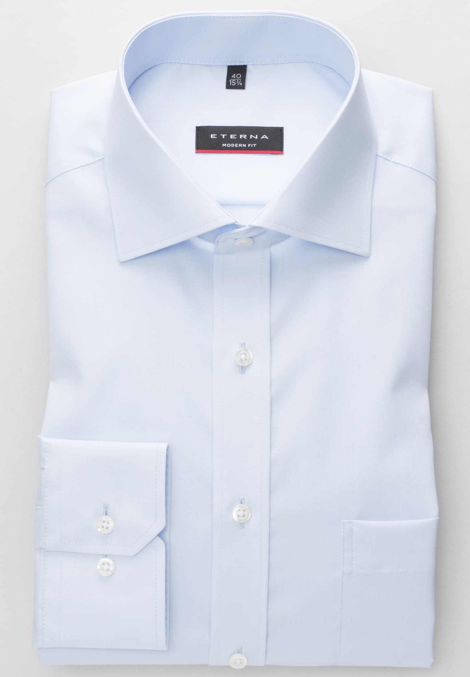 ETERNA LANGARM HEMD MODERN FIT POPELINE