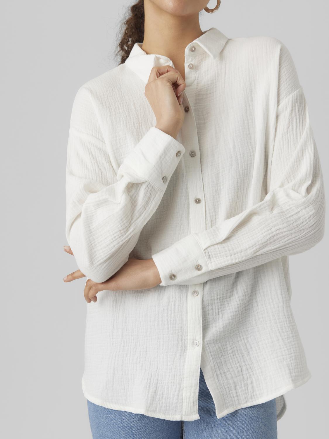 VMNATALI NIA LS LOOSE SHIRT WVN GA NOOS