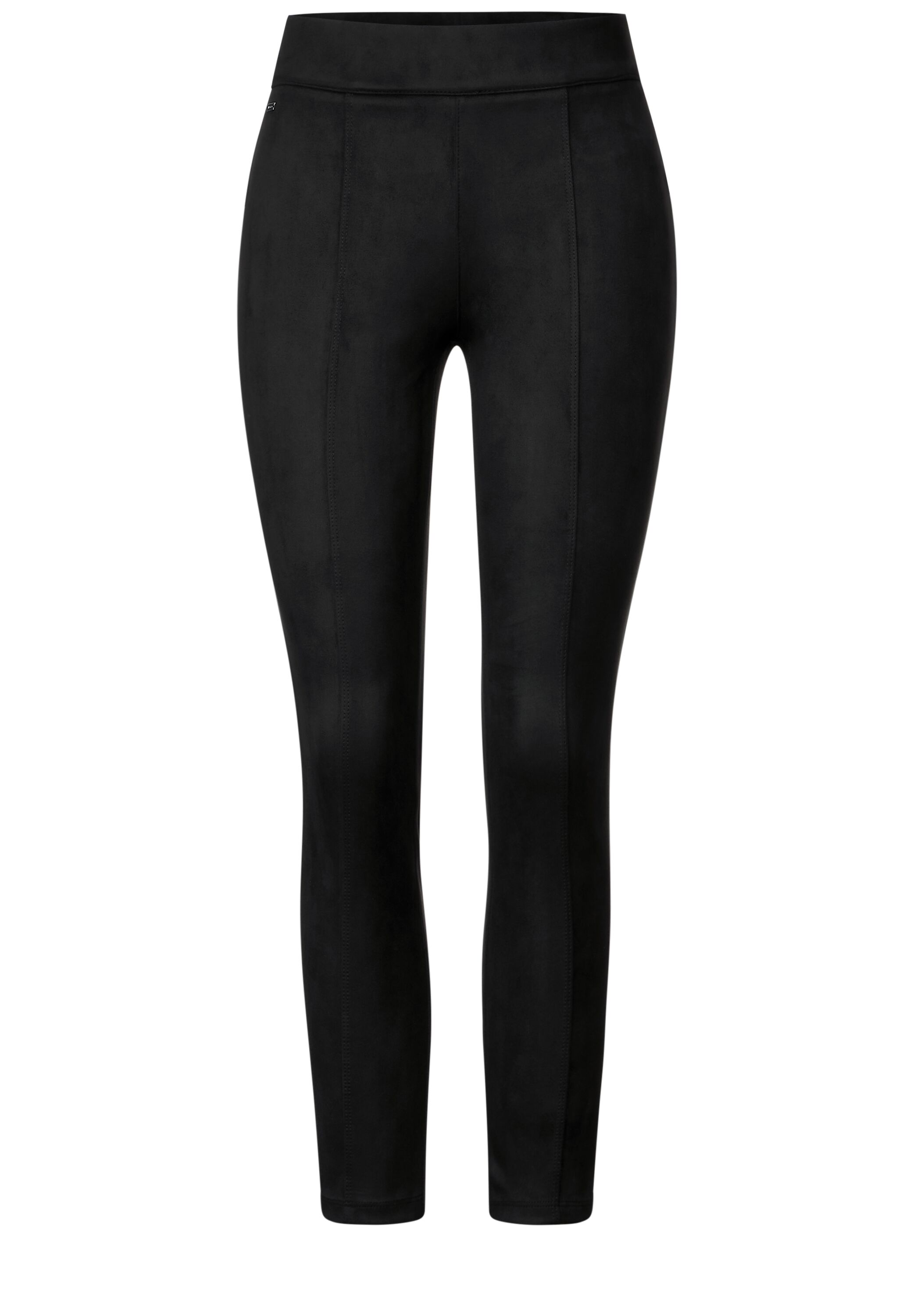 Skinny Fit Velours Hose