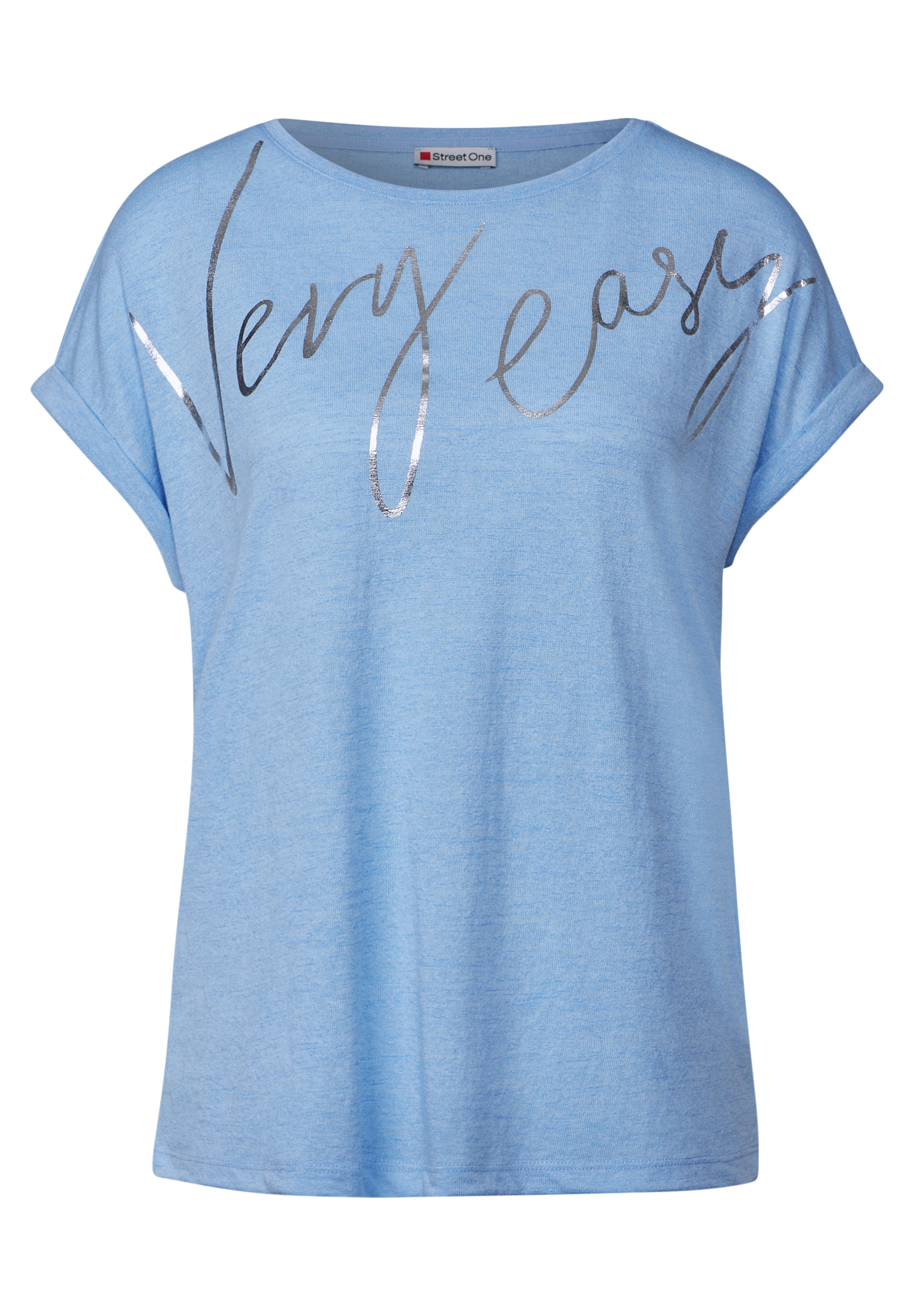 T-Shirt mit Folien Wording