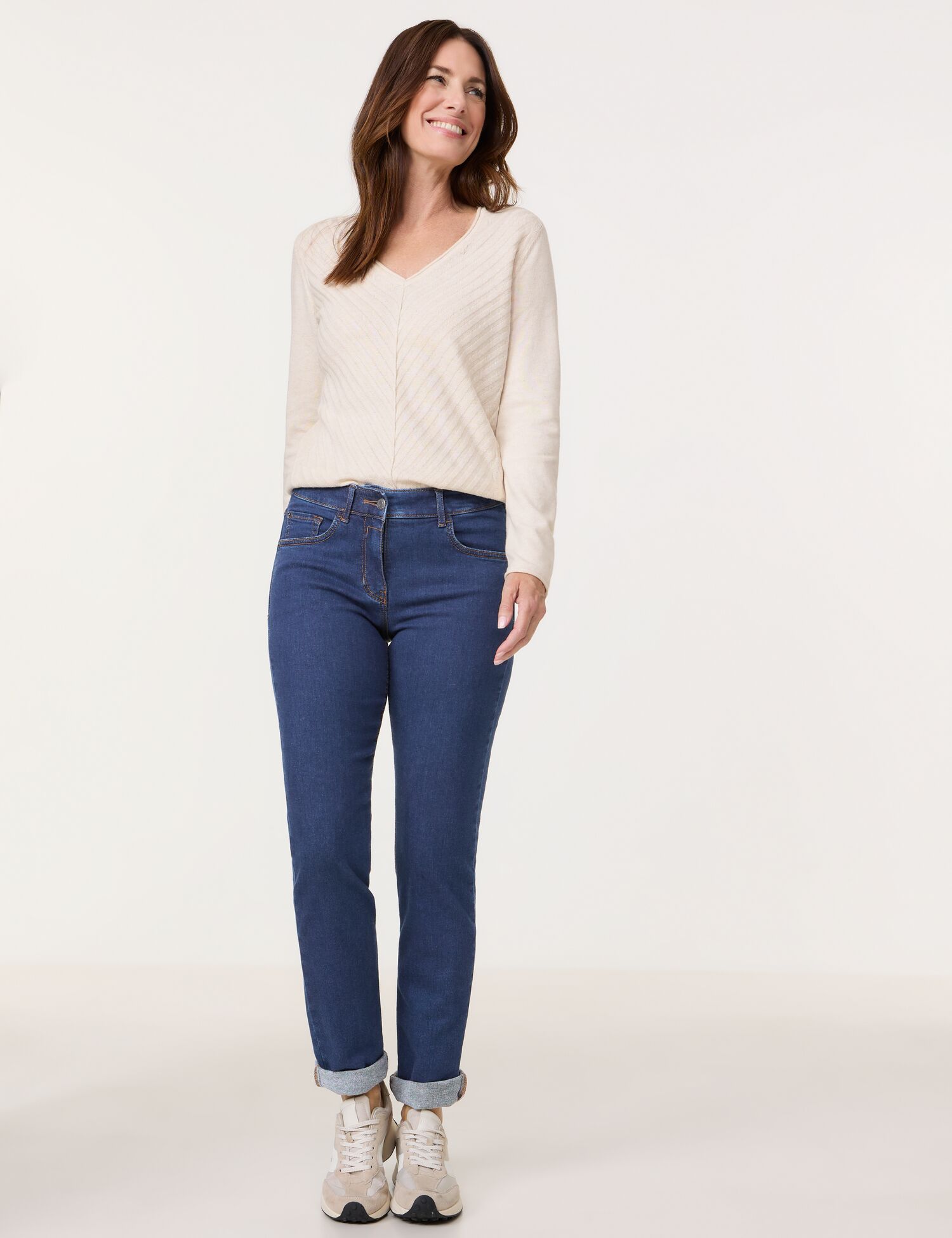 5-Pocket Jeans SOL꞉INE BEST4ME Slim Fit Kurzgröße