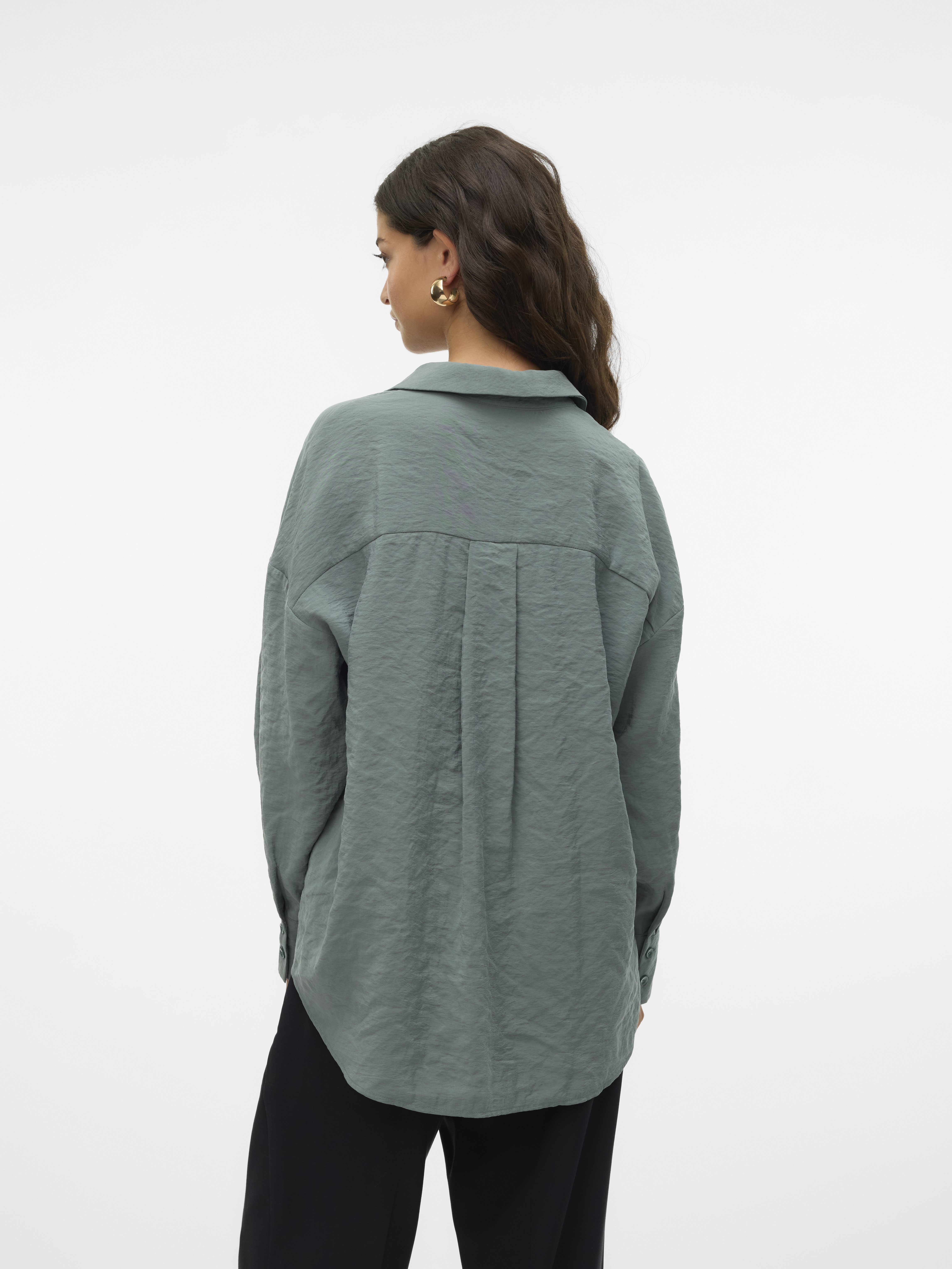VMQUEENY LS OVERSIZE SHIRT WVN GA NOOS