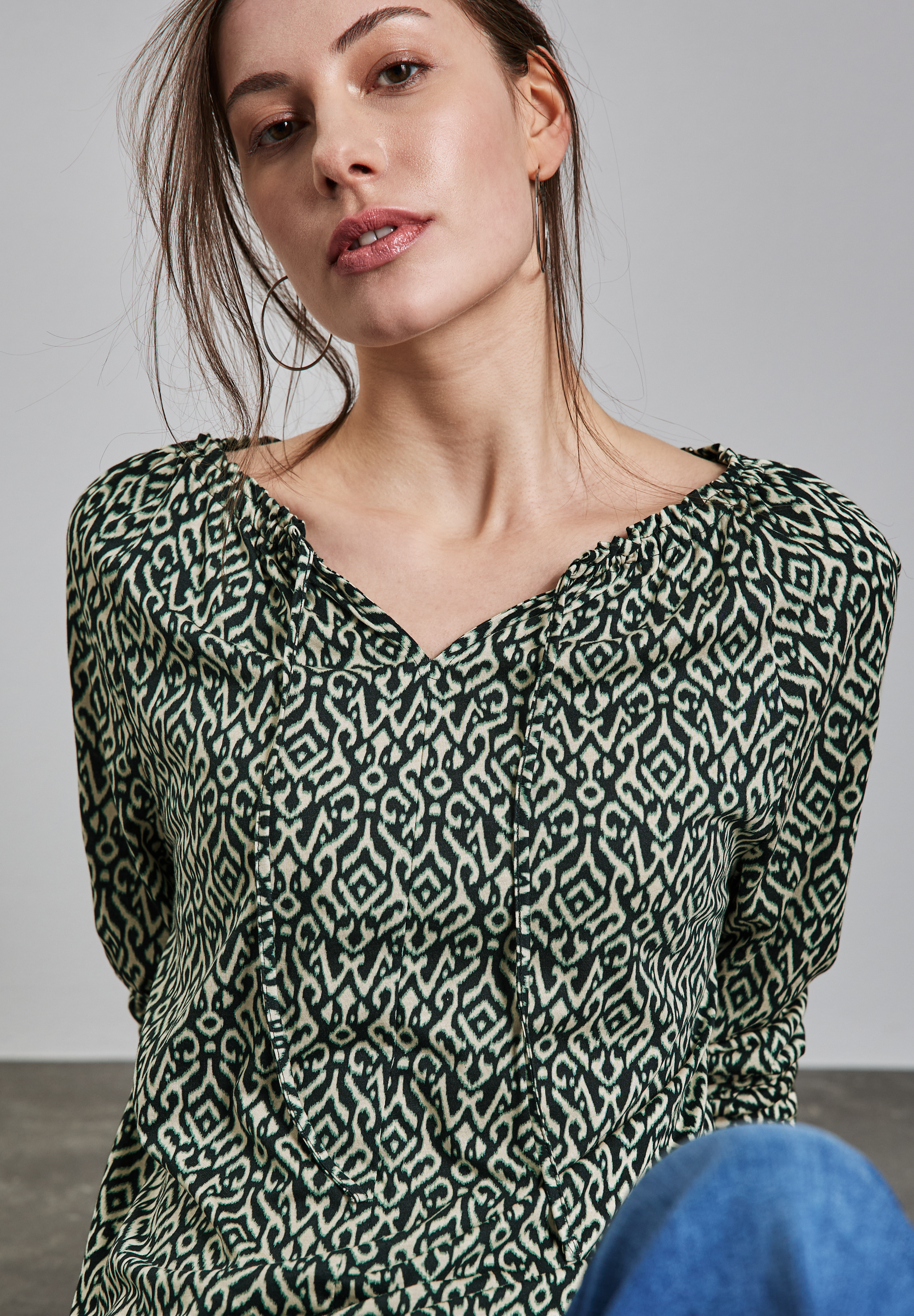 Bedrucktes Raglan Shirt