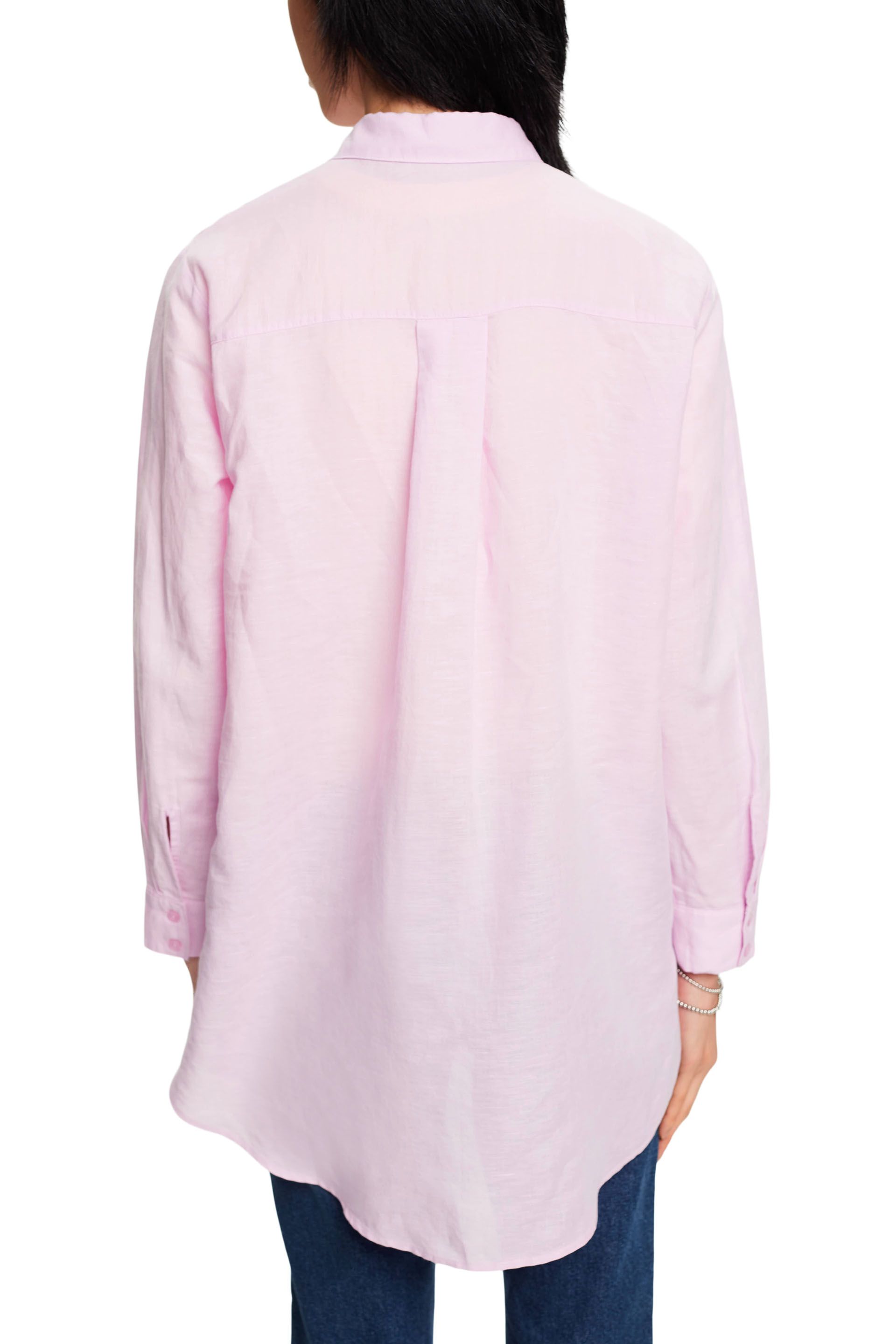 Bluse aus Leinenmix