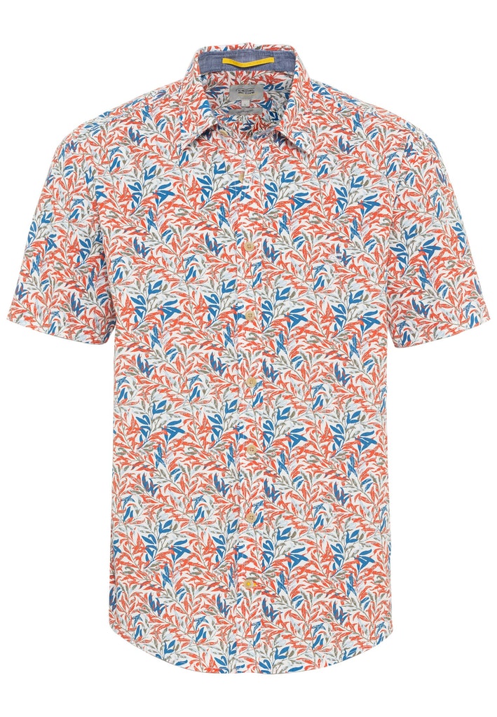 Kurzarm Hemd mit Allover Print