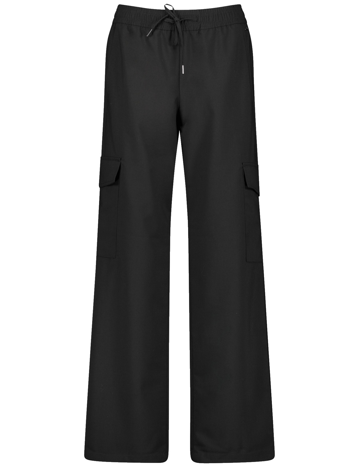 Fließende Schlupfhose mit Cargotaschen