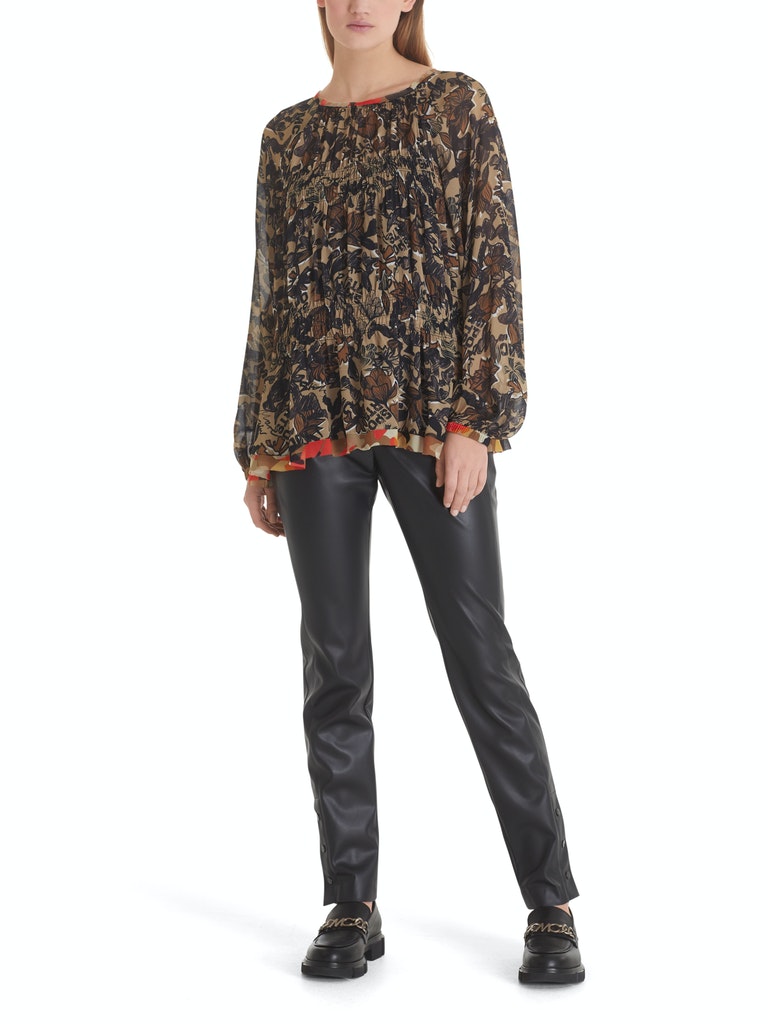 Blusenshirt mit Print-Mix