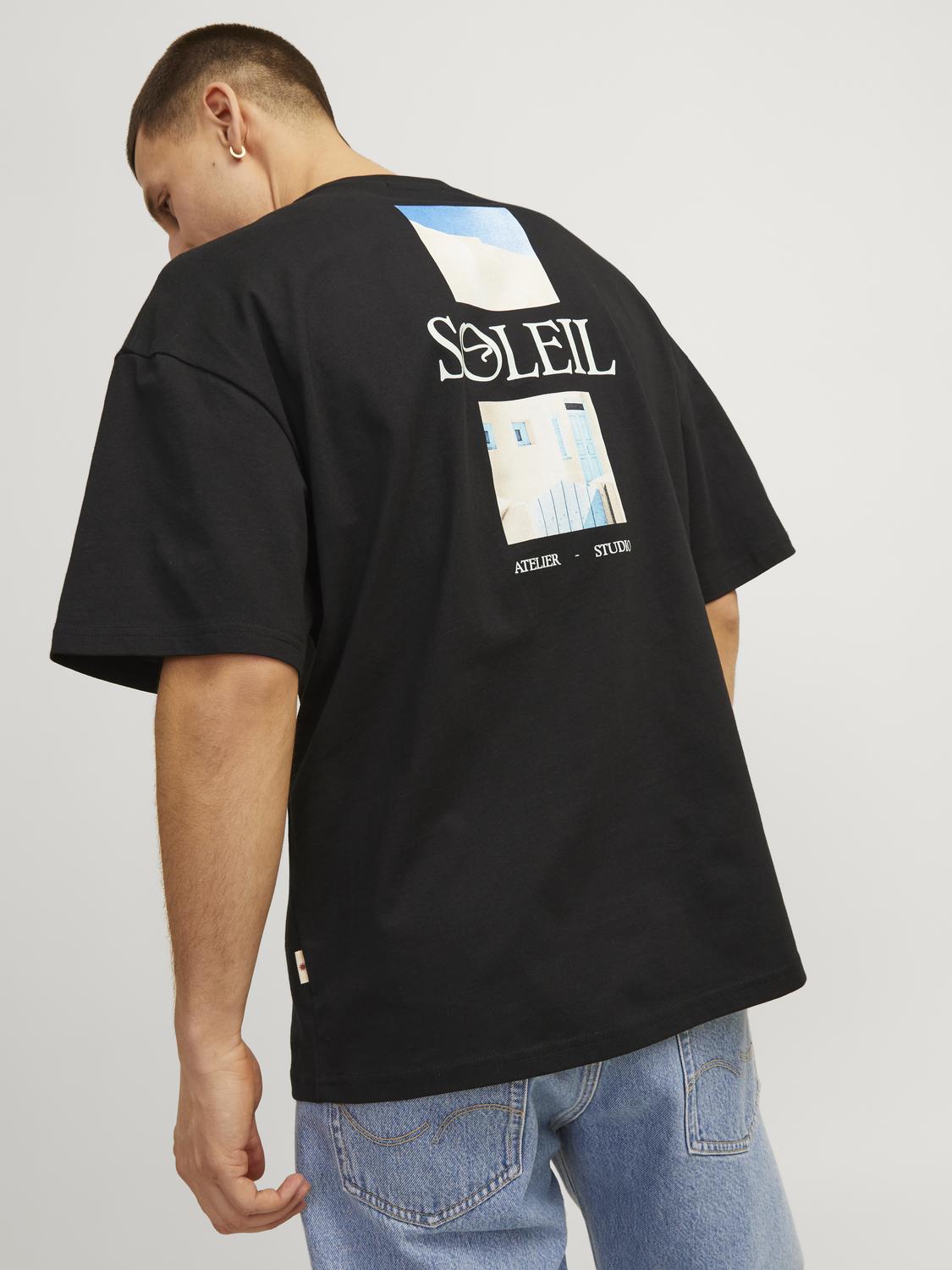JORNOTO TYPE PHOTO TEE SS CREW NECK LN