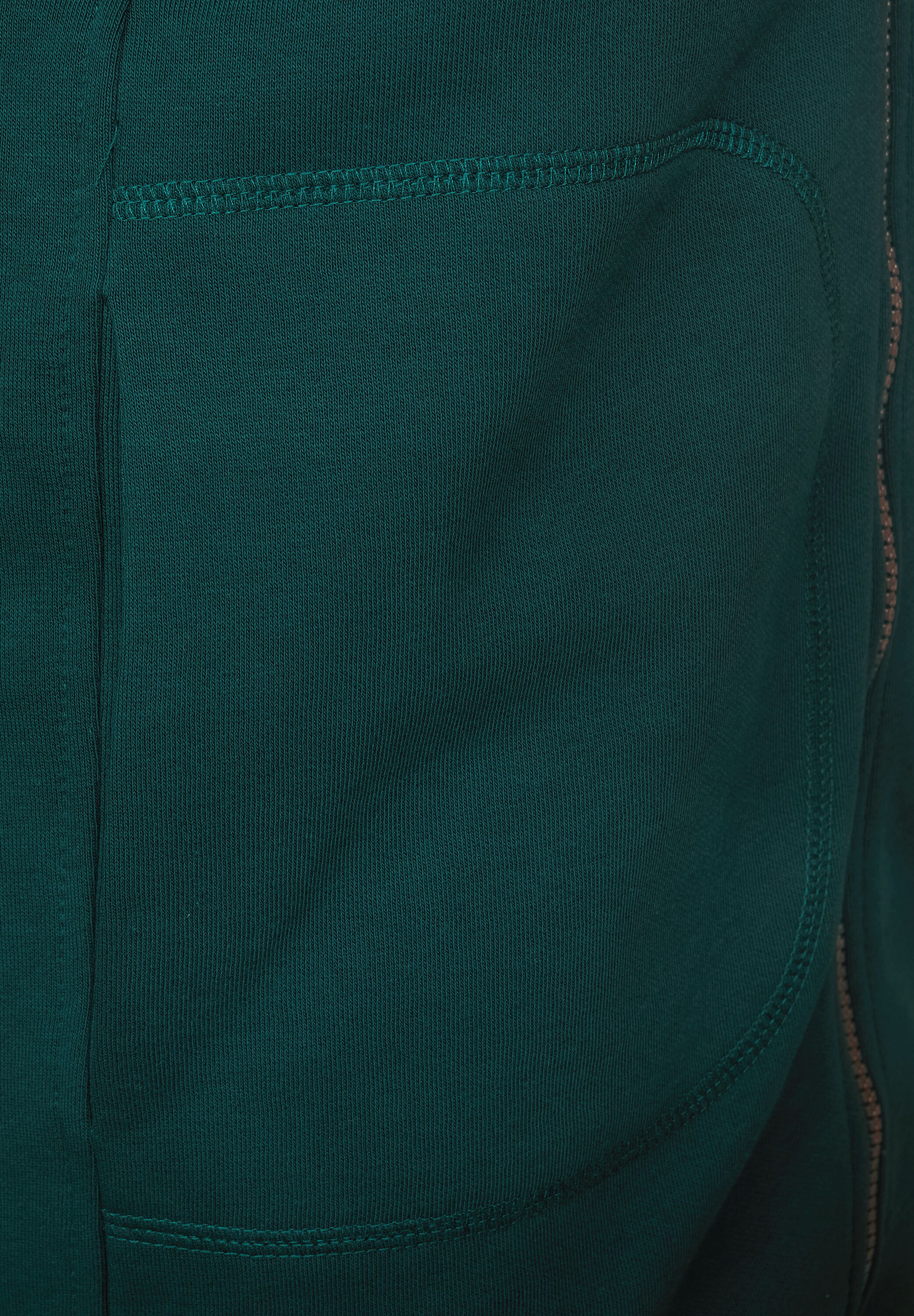 Lange Sweatjacke