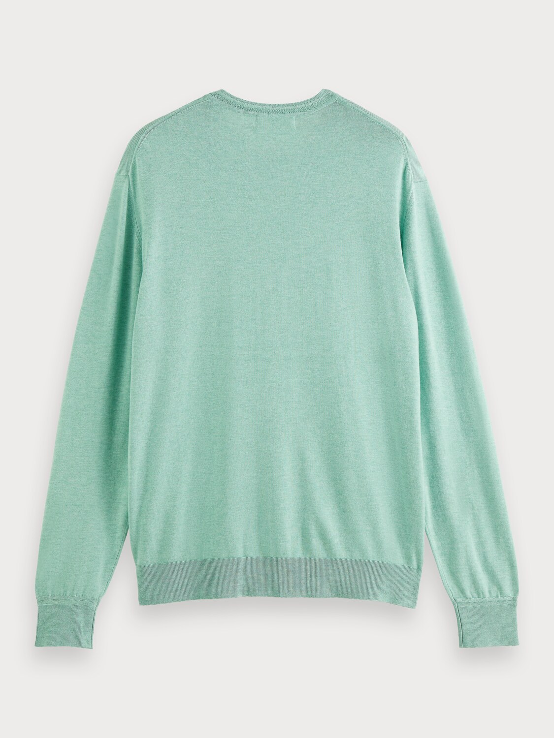 Classic melange Ecovero™ blend crewneck pull